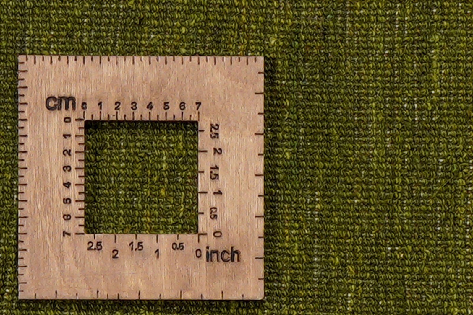 Gabbeh — Hand-knotted, 99x150 cm, Green, 100% Virgin Wool | View 8