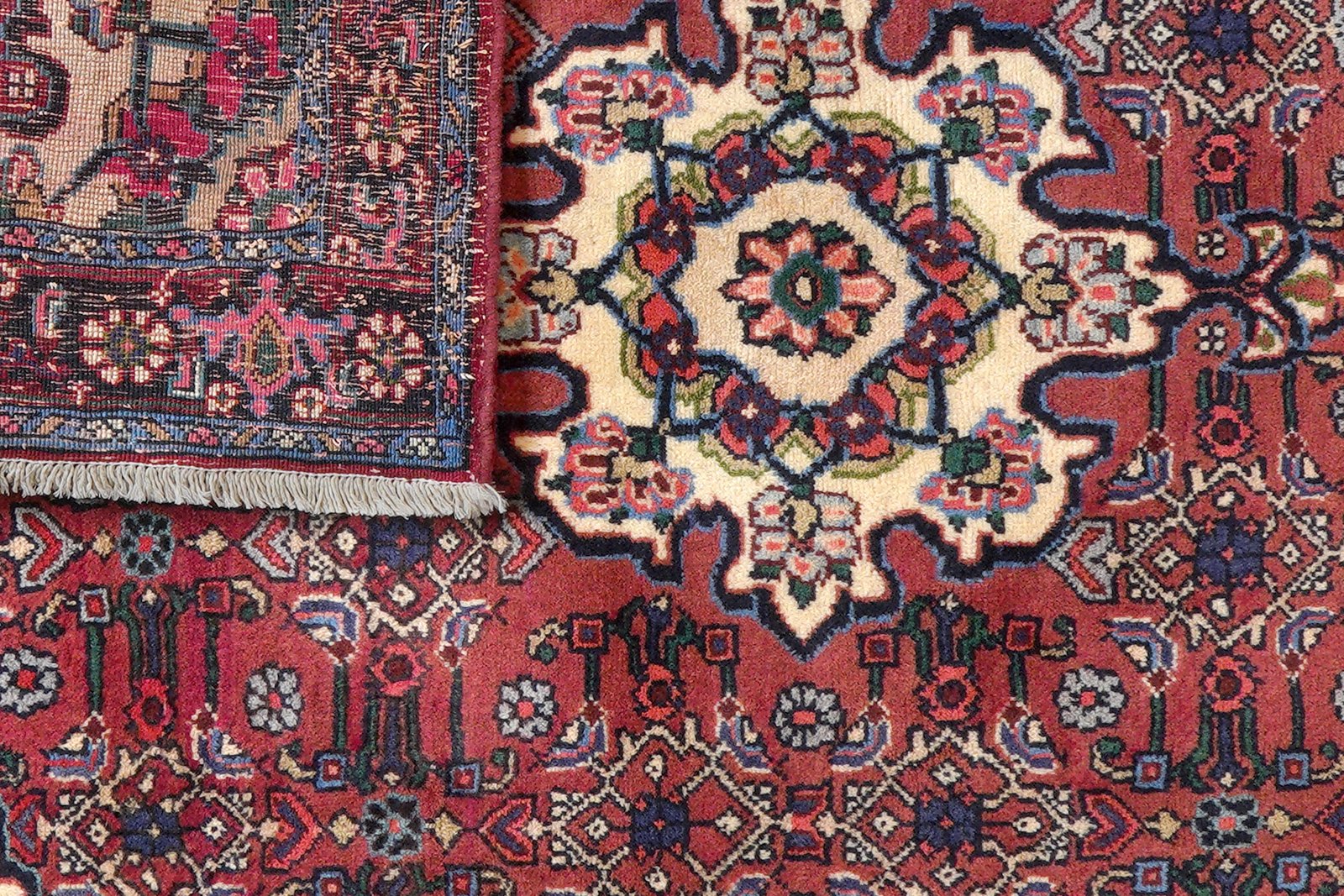 Bidjar Zandjan — Hand-knotted, 104x154 cm, Red, 100% Virgin Wool | View 7