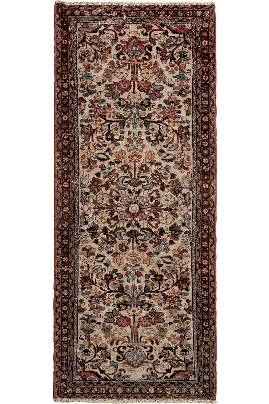 Heritage — Hand-knotted, 80x201 cm, Brown, 100% Virgin Wool | Main view