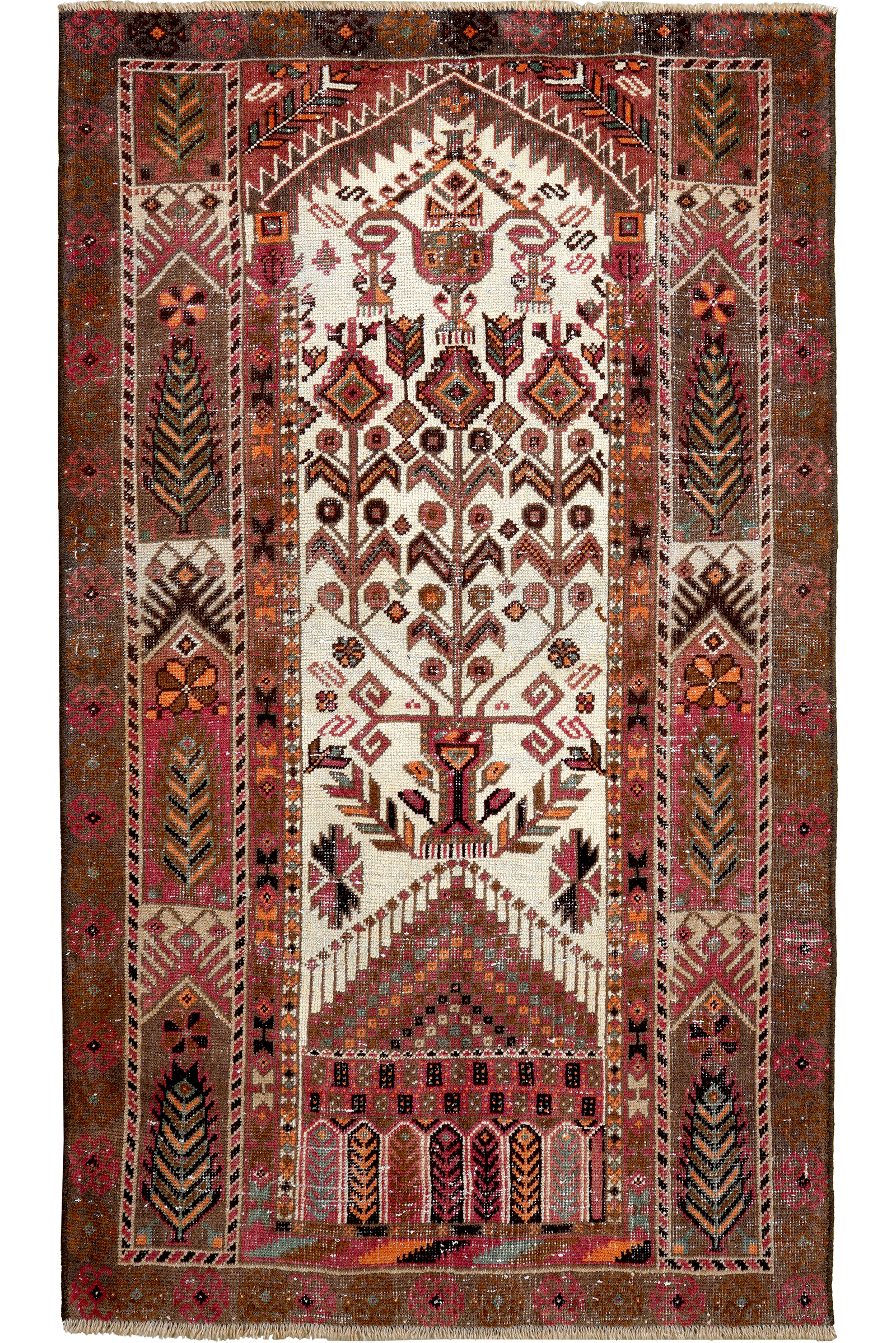 Heritage Ikrim — Handgefertigt, 176x101 cm, Bunt, 100% Virgin Wool | Main view