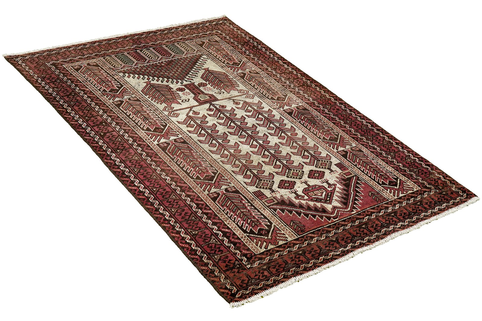 Heritage Hani — Hand-knotted, 100x185 cm, Brown, 100% Virgin Wool | View 4