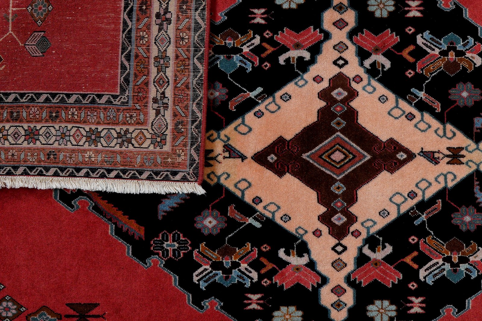 Afshar — Hand-knotted, 160x210 cm, Pink, 100% Virgin Wool | View 7