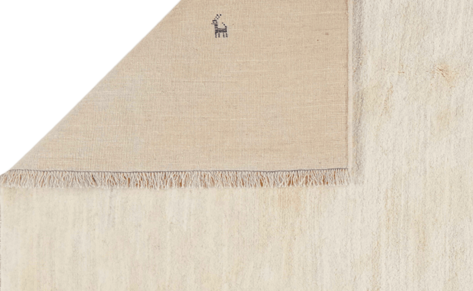 Gabbeh — Hand-knotted, 206x300 cm, Beige, 100% Virgin Wool | View 5