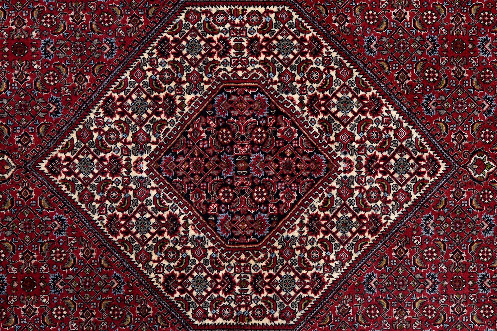 Bidjar Zandjan — Hand-knotted, 164x251 cm, Red, 100% Virgin Wool | View 6