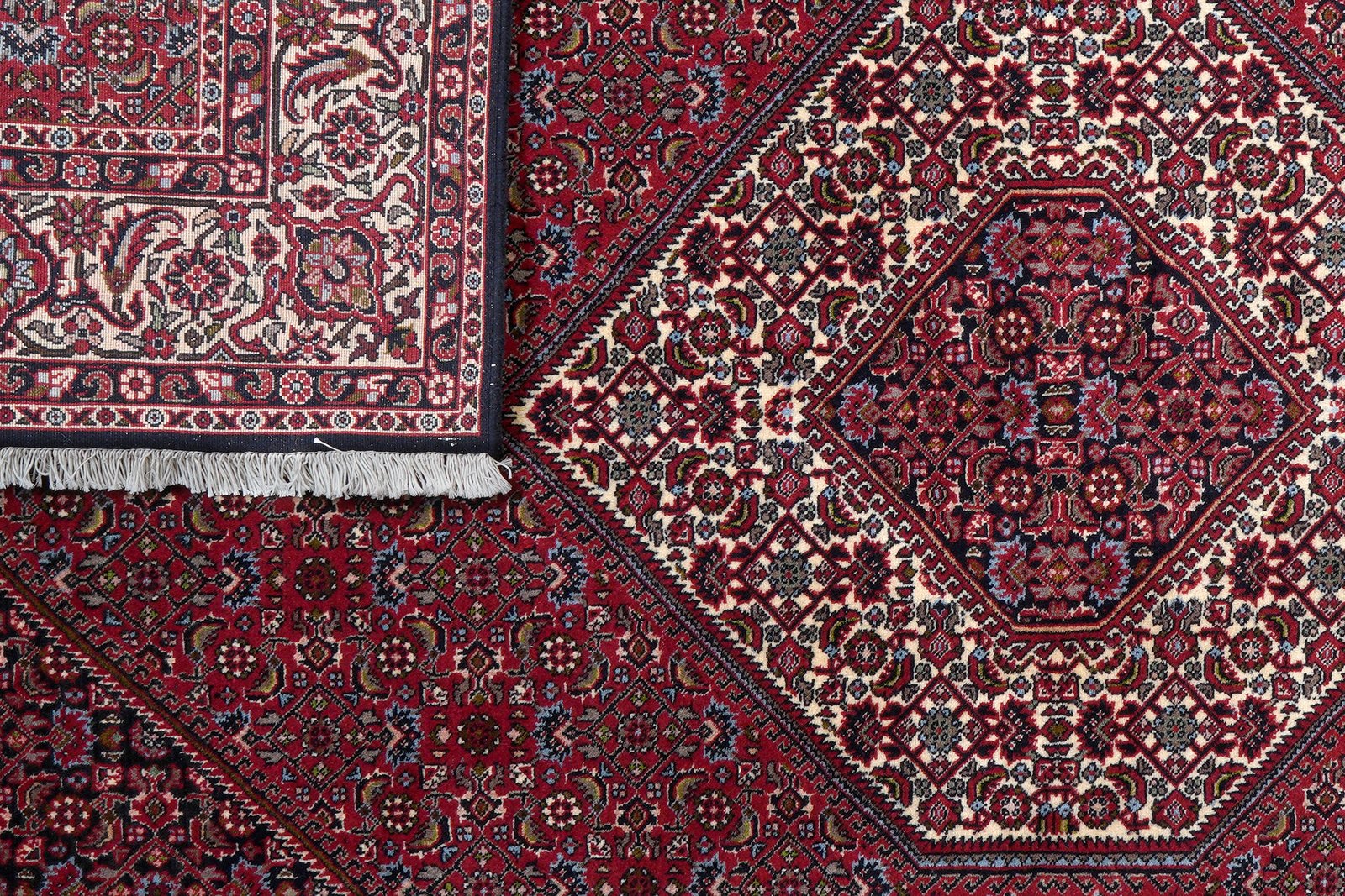 Bidjar Zandjan — Hand-knotted, 164x251 cm, Red, 100% Virgin Wool | View 7