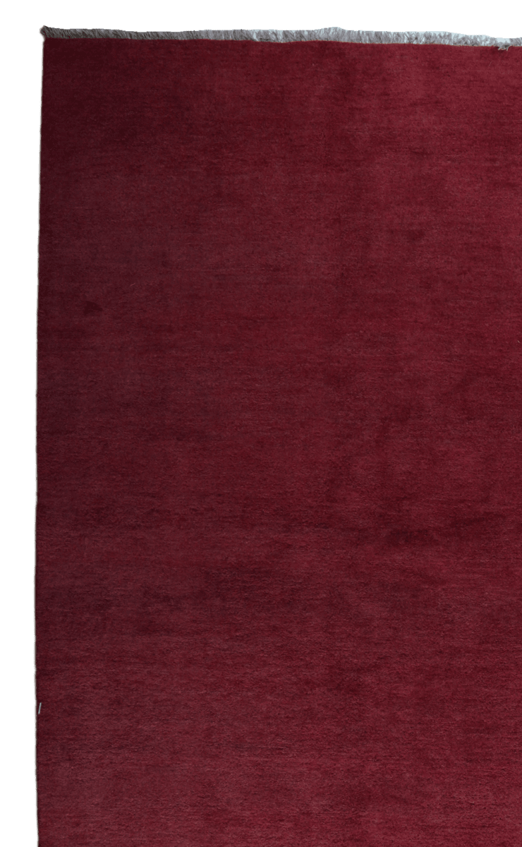 Gabbeh — Hand-knotted, 301x390 cm, Red, 100% Virgin Wool | View 3