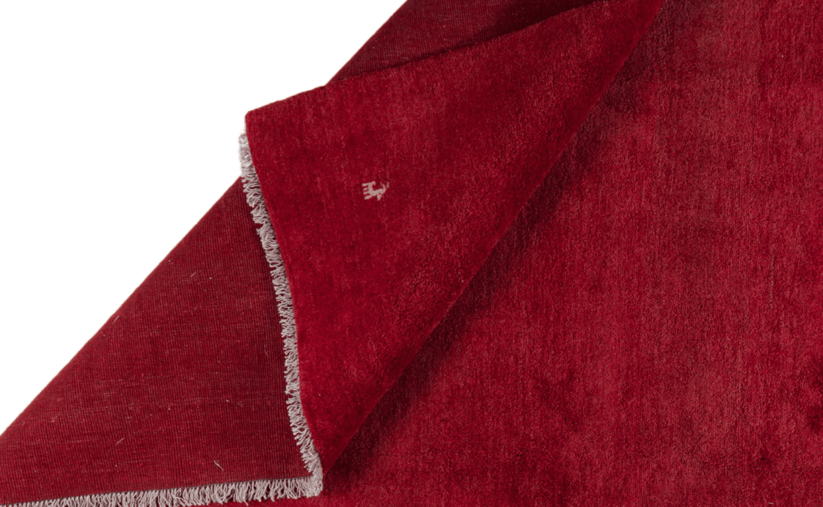 Gabbeh — Hand-knotted, 301x390 cm, Red, 100% Virgin Wool | View 7