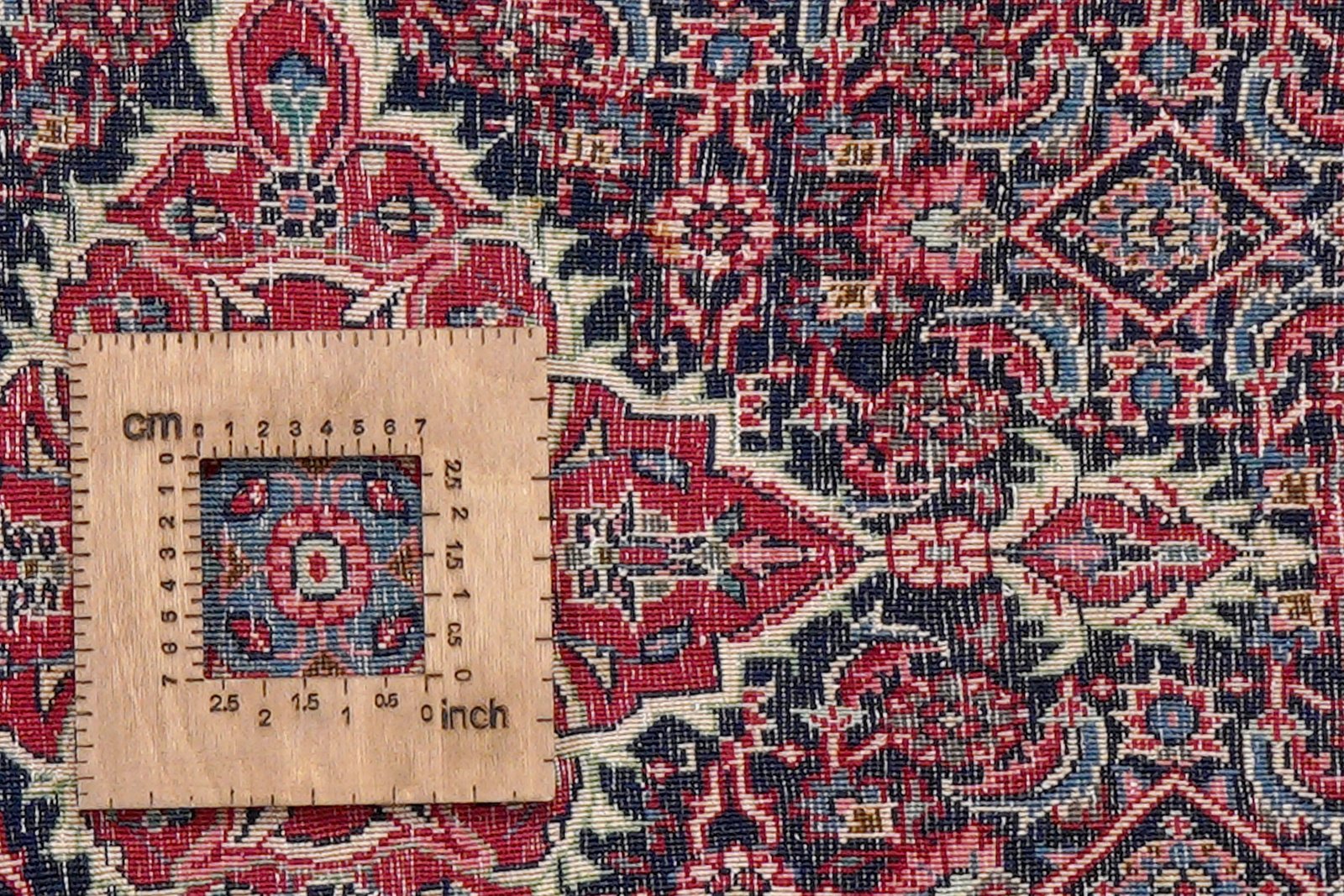Bidjar Zandjan — Hand-knotted, 111x162 cm, Blue, 100% Virgin Wool | View 8