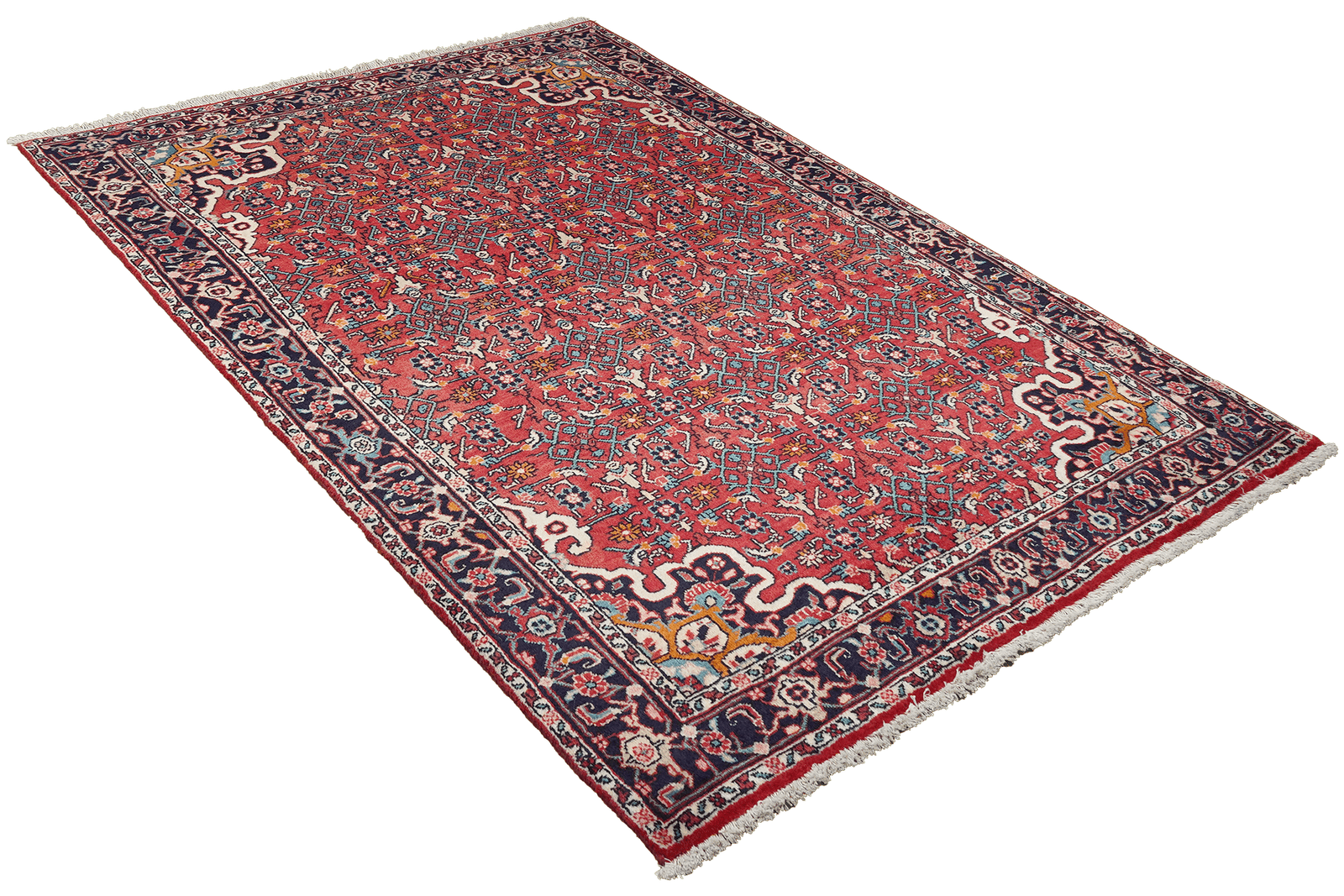 Bidjar Zandjan — Hand-knotted, 103x160 cm, Red, 100% Virgin Wool | View 4
