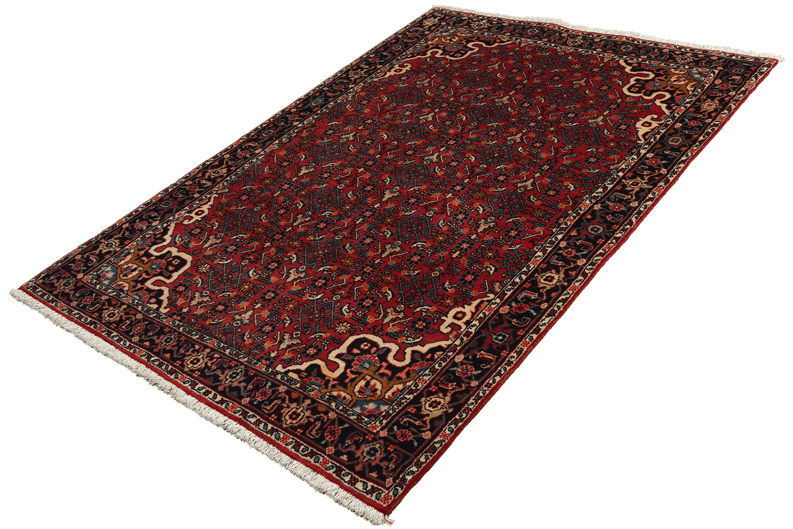 Bidjar Zandjan — Hand-knotted, 103x160 cm, Red, 100% Virgin Wool | View 5