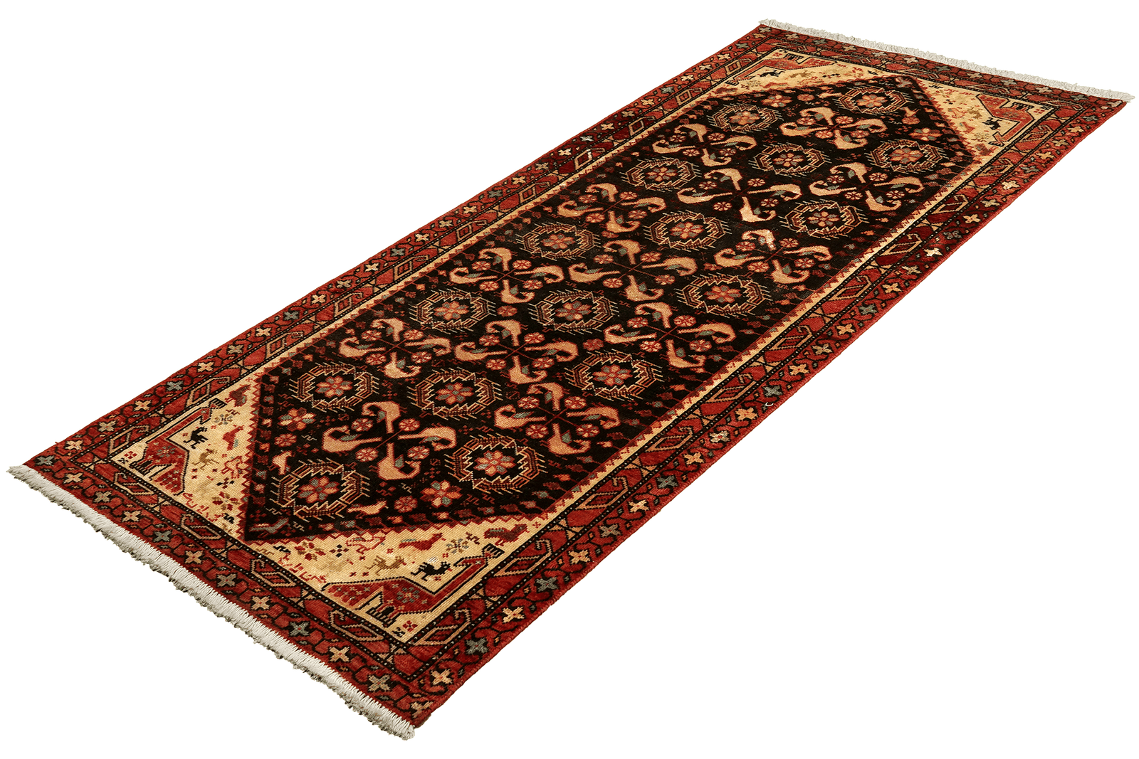 Heritage — Hand-knotted, 65x162 cm, Blue, 100% Virgin Wool | View 5