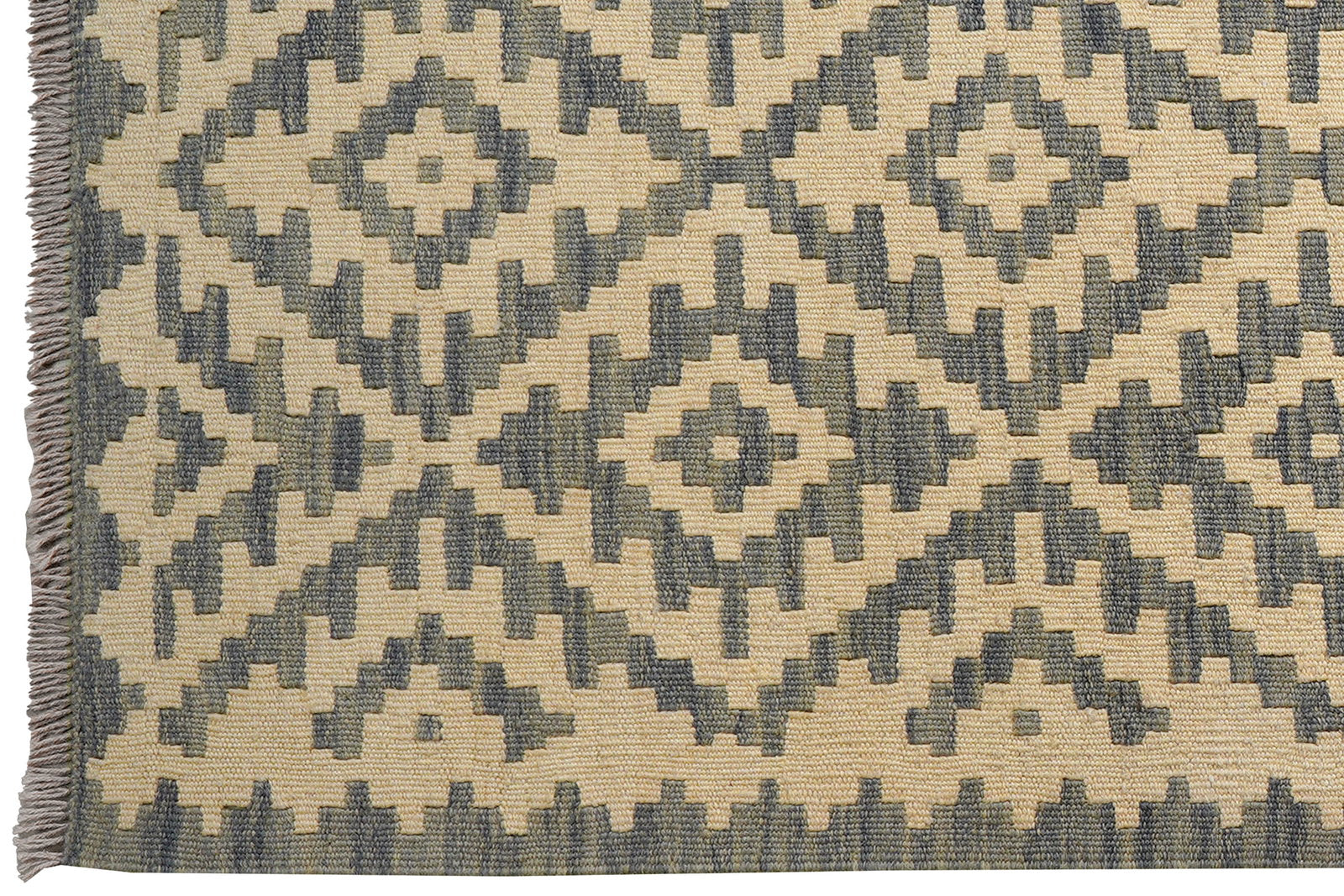 Kelim Gashgai — Handgefertigt, 200x84 cm, Beige, 100% Virgin Wool | View 4