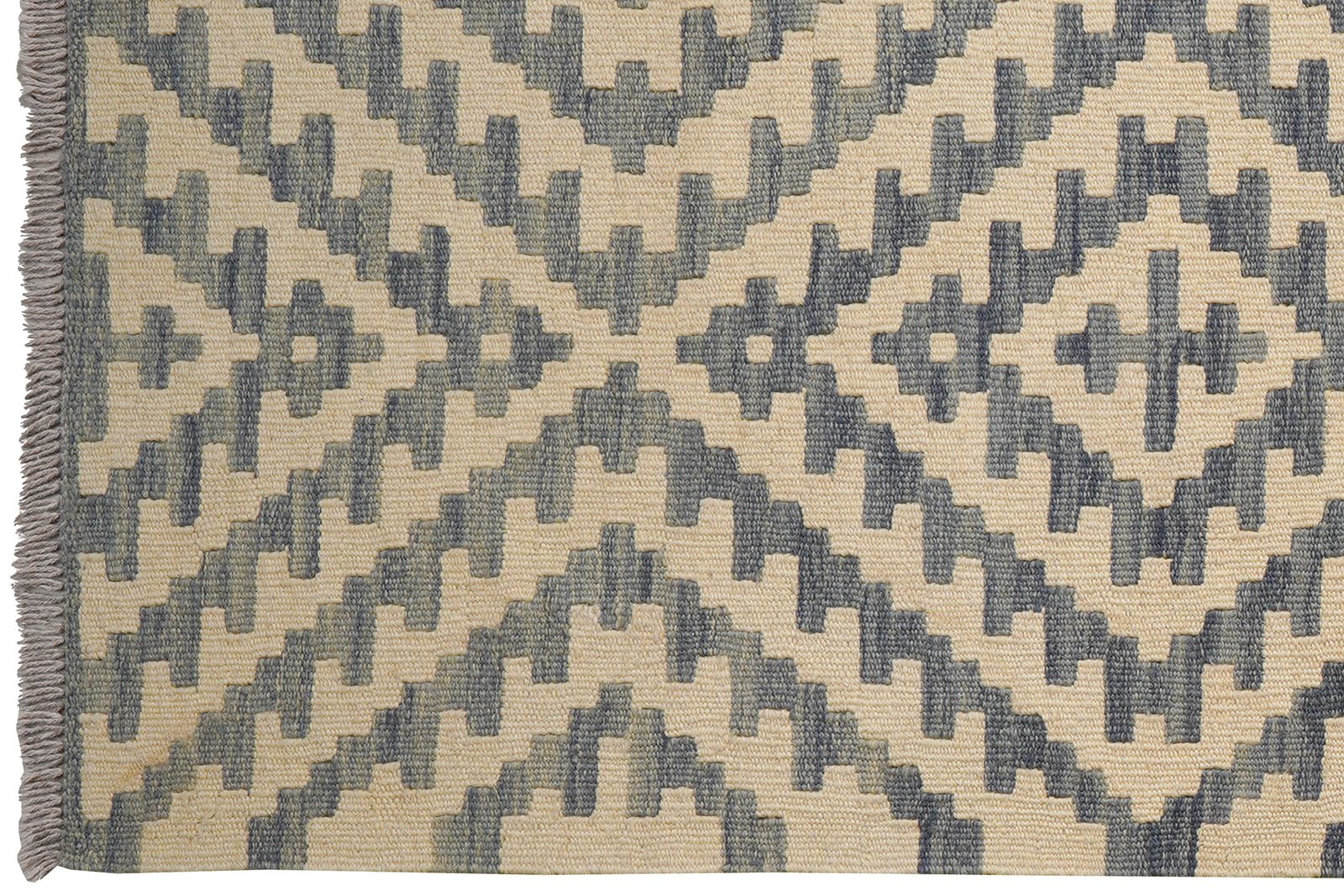 Kelim Gashgai — Handmade, 60x245 cm, Beige, 100% Virgin Wool | View 3