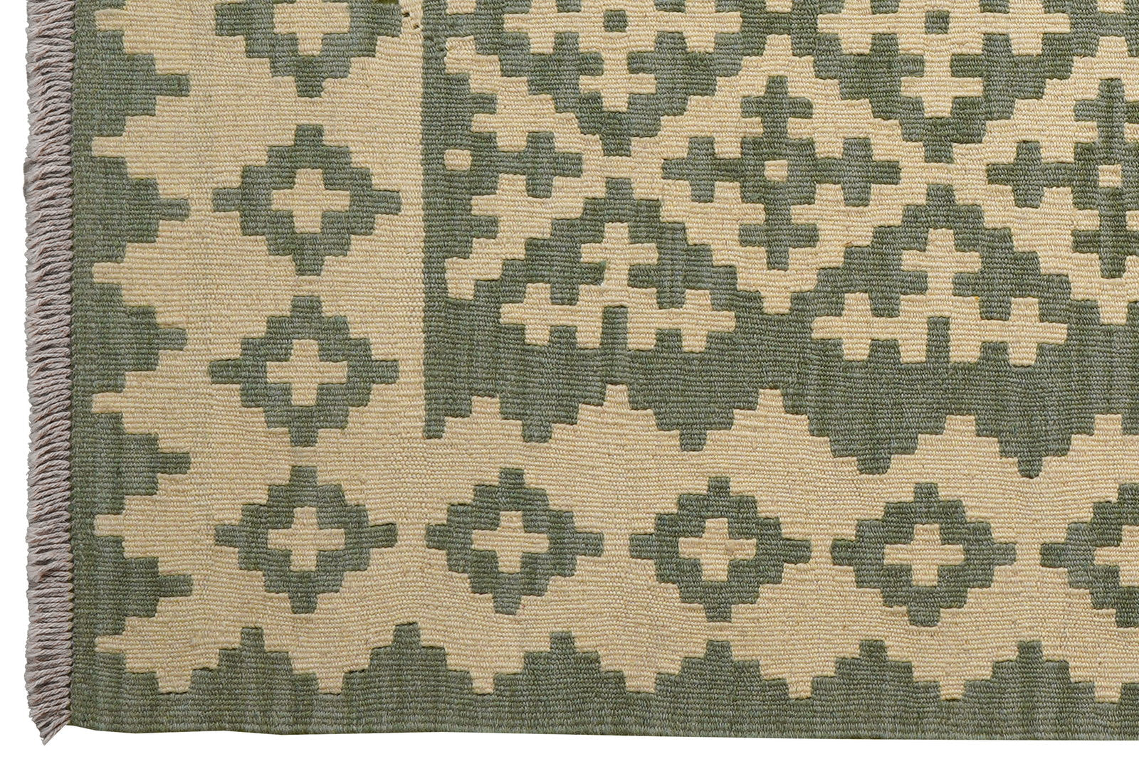 Kelim Gashgai — Handgefertigt, 160x98 cm, Beige, 100% Virgin Wool | View 4