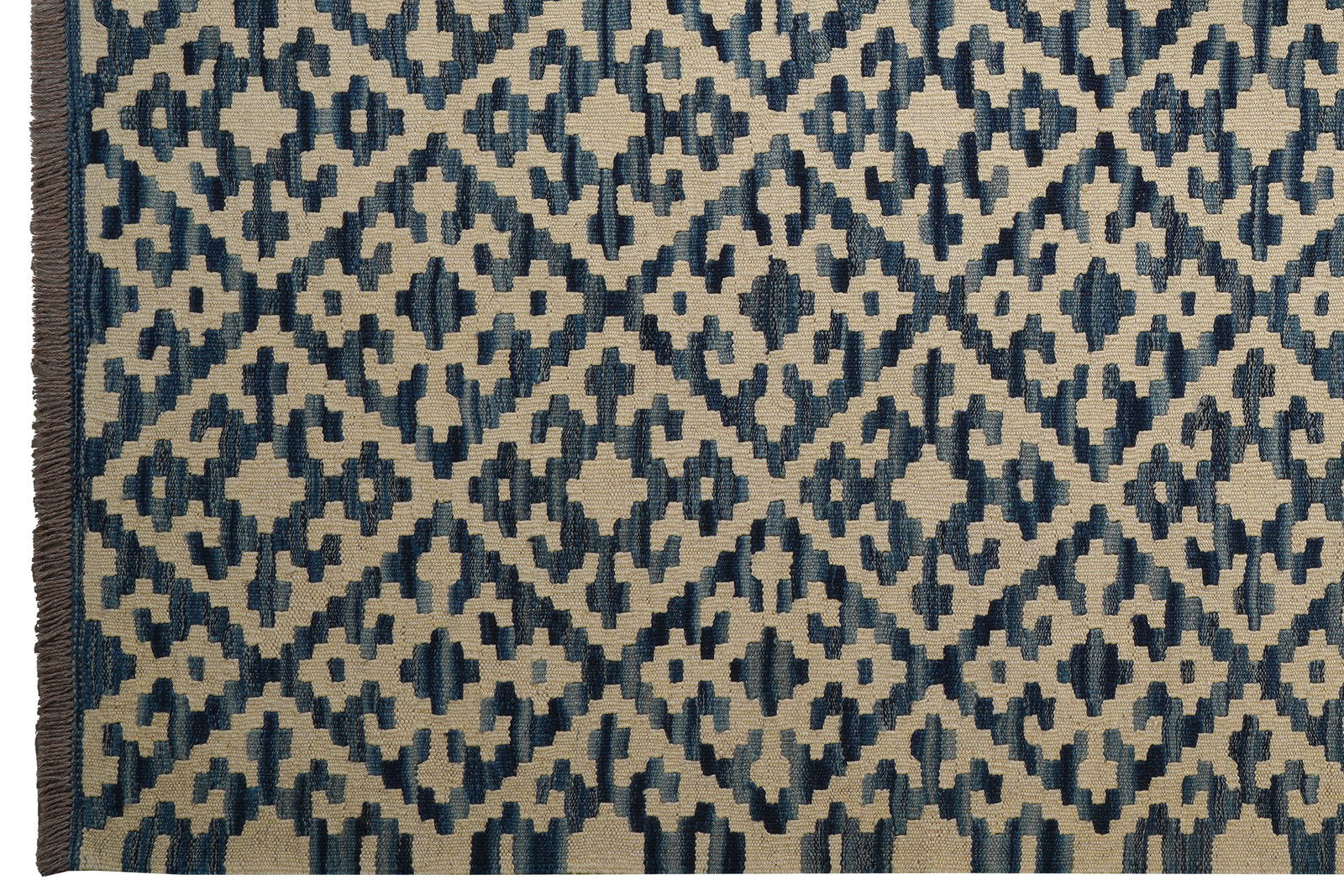 Kelim Gashgai — Handgefertigt, 230x178 cm, Beige, 100% Virgin Wool | View 4