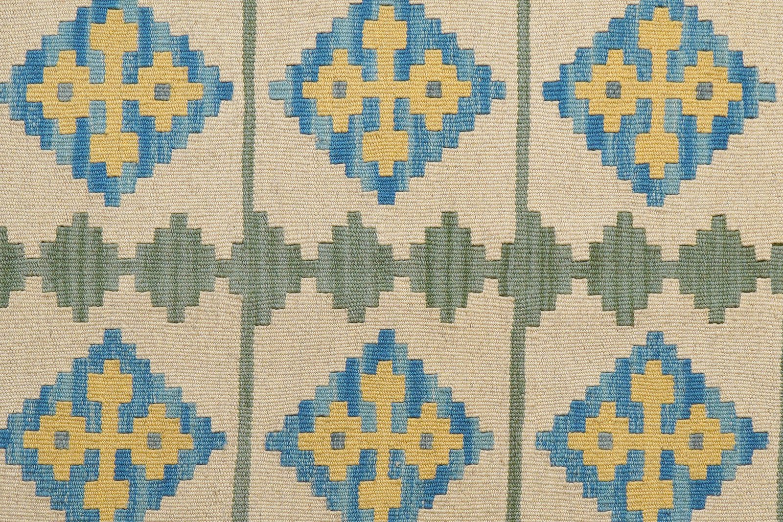 Kelim Gashgai — Handmade, 117x172 cm, Beige, 100% Virgin Wool | View 5
