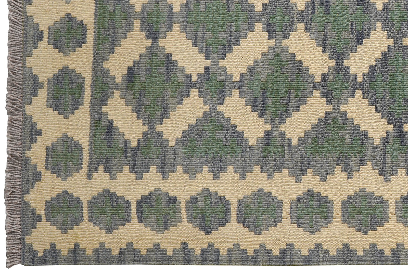 Kelim Gashgai — Handmade, 103x152 cm, Beige, 100% Virgin Wool | View 3