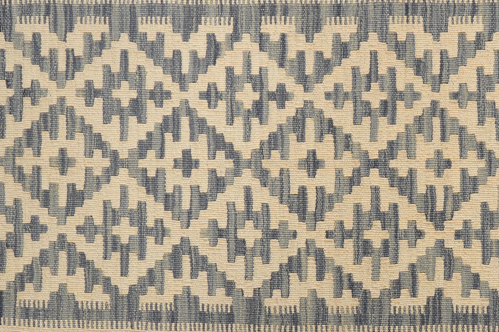 Kelim Gashgai — Handmade, 100x156 cm, Beige, 100% Virgin Wool | View 5