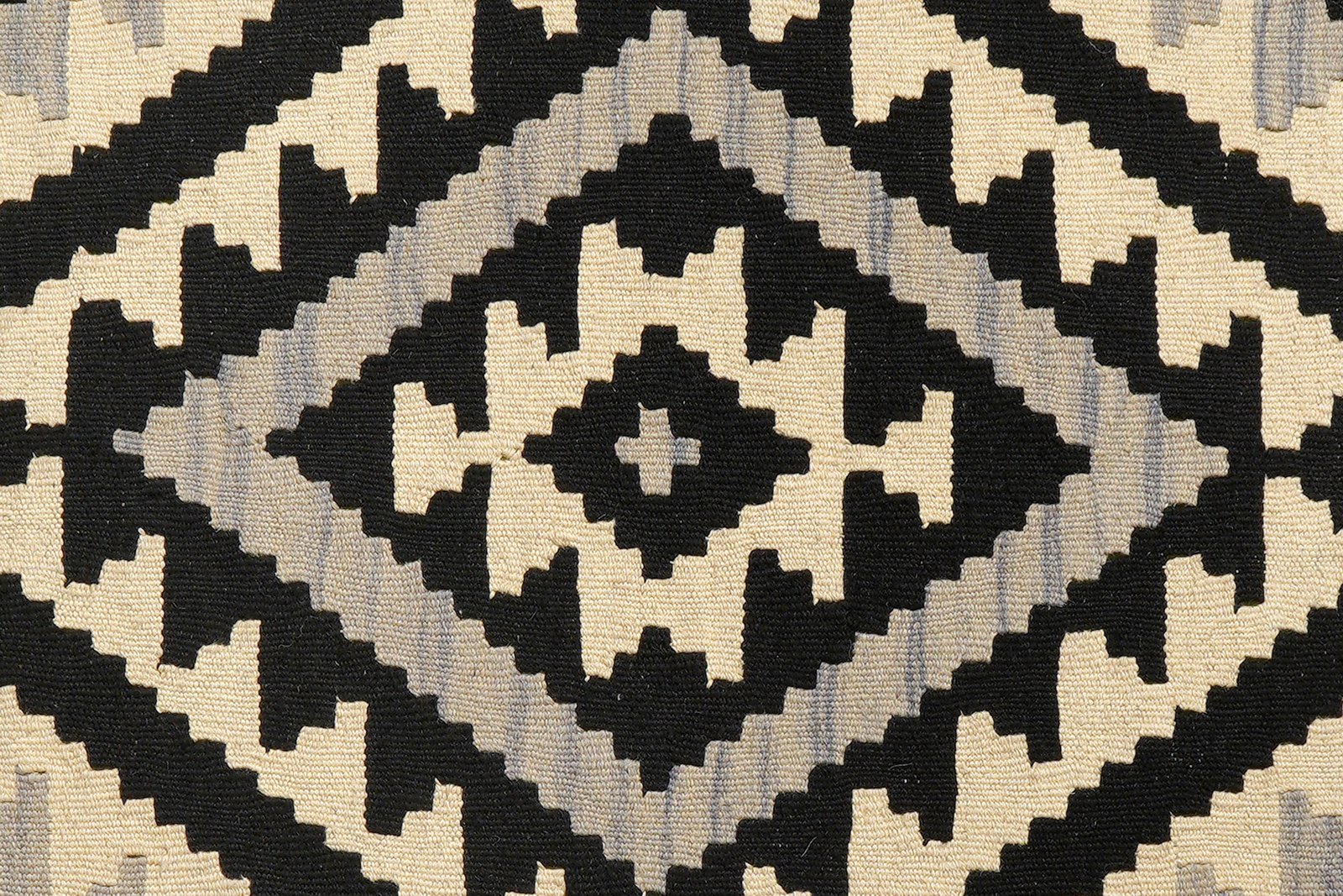 Kelim Gashgai — Handmade, 99x148 cm, Beige, 100% Virgin Wool | View 5