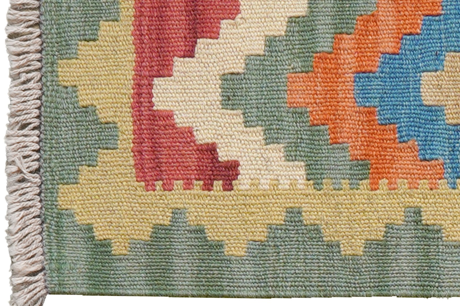 Kelim Gashgai — Handmade, 41x59 cm, Multicolor, 100% Virgin Wool | View 3