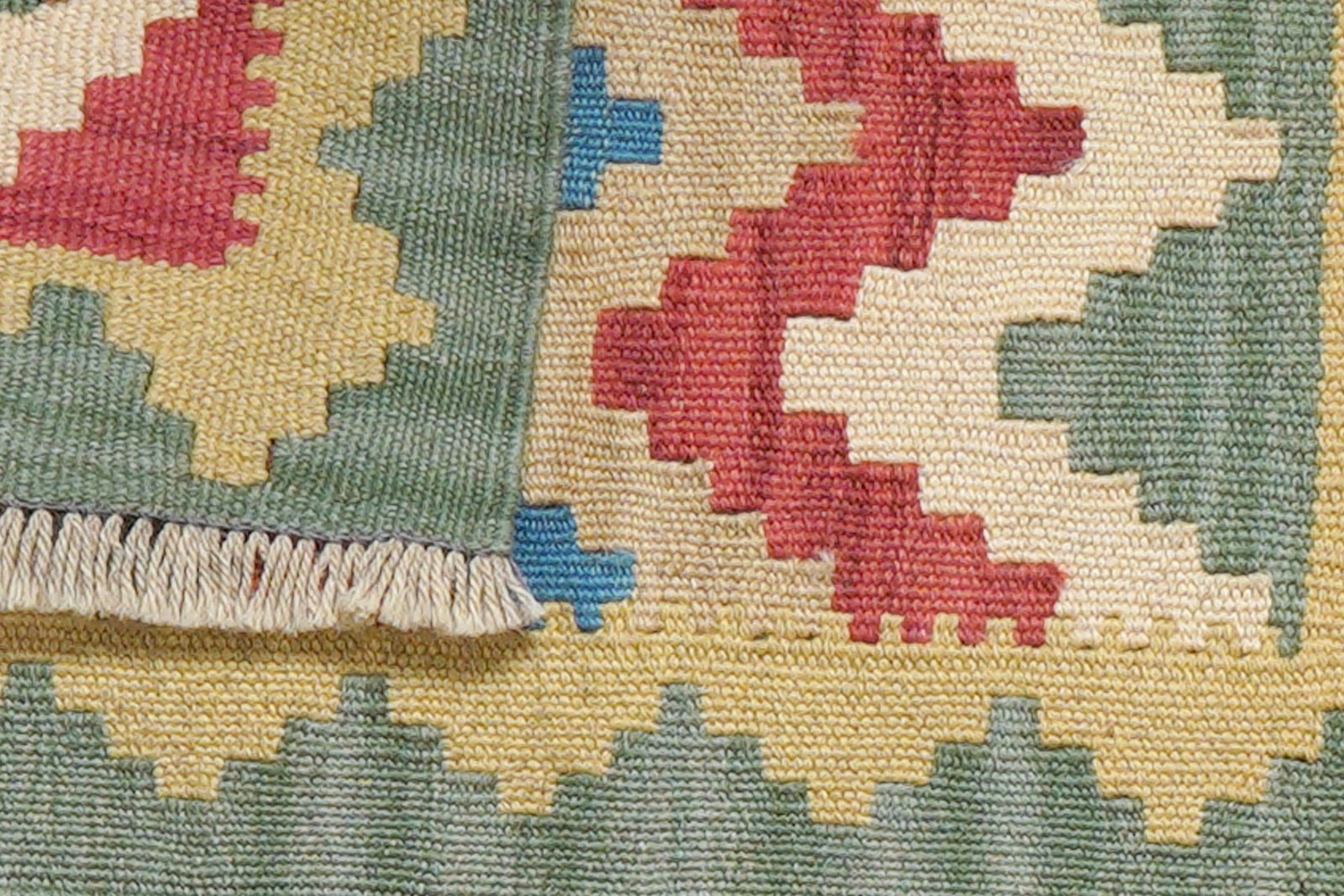 Kelim Gashgai — Handmade, 41x59 cm, Multicolor, 100% Virgin Wool | View 6