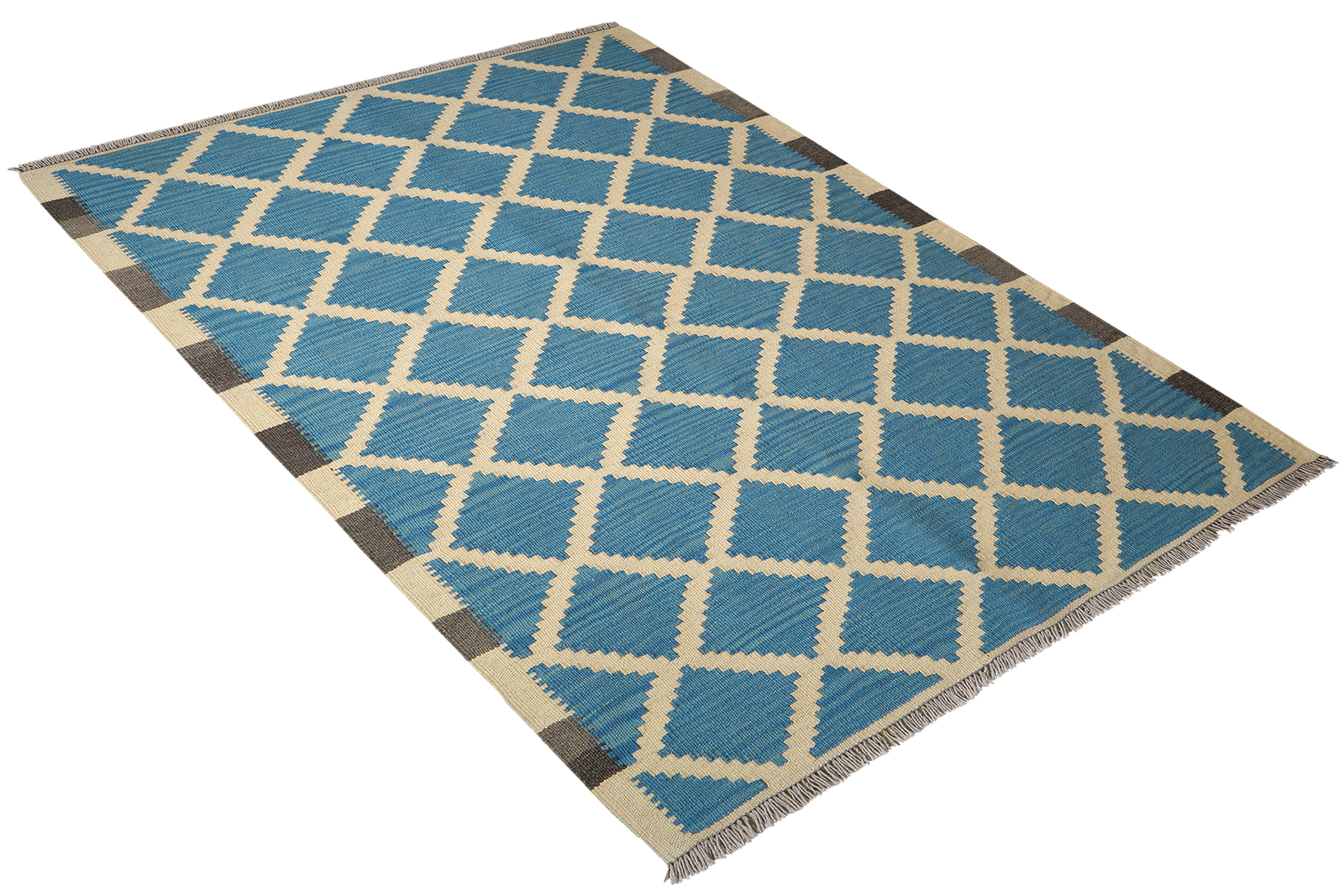 Kelim Gashgai — Handgefertigt, 177x124 cm, Beige, 100% Virgin Wool | View 5