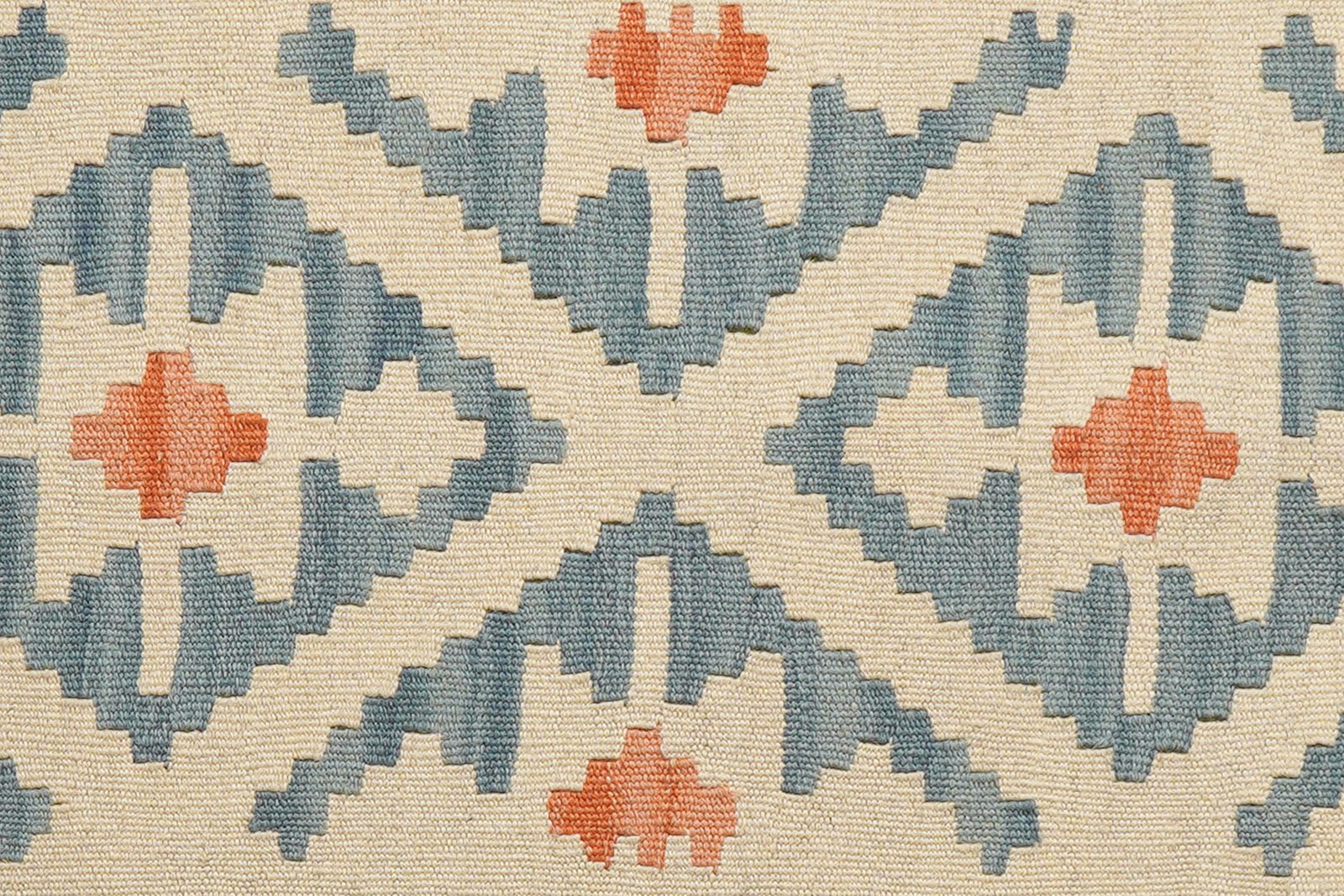 Kelim Gashgai — Handmade, 103x151 cm, Beige, 100% Virgin Wool | View 5