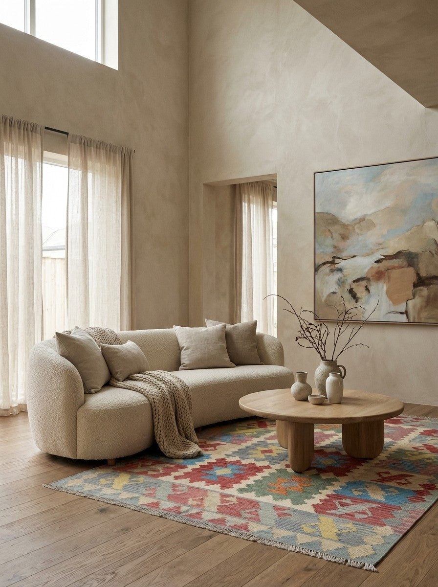 Kelim Gashgai · Tessuto a mano – Beige, 238x170 cm (2)
