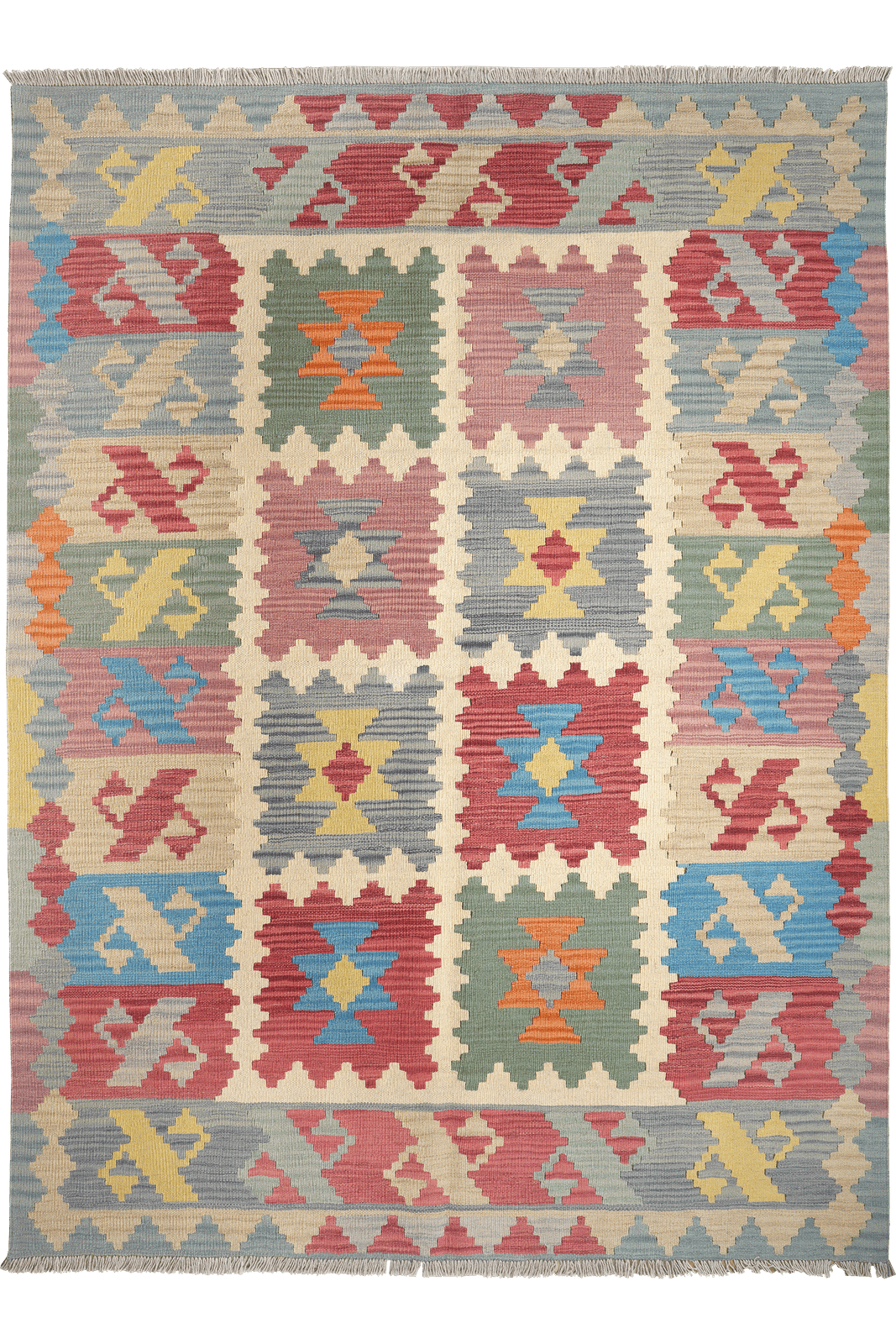 Kelim Gashgai · Tessuto a mano – Beige, 238x170 cm