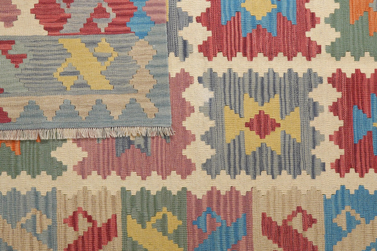 Kelim Gashgai · Tessuto a mano – Beige, 238x170 cm (7)