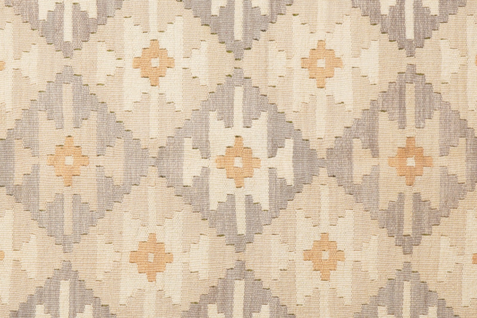 Kelim Gashgai — Handmade, 169x234 cm, Beige, 100% Virgin Wool | View 5