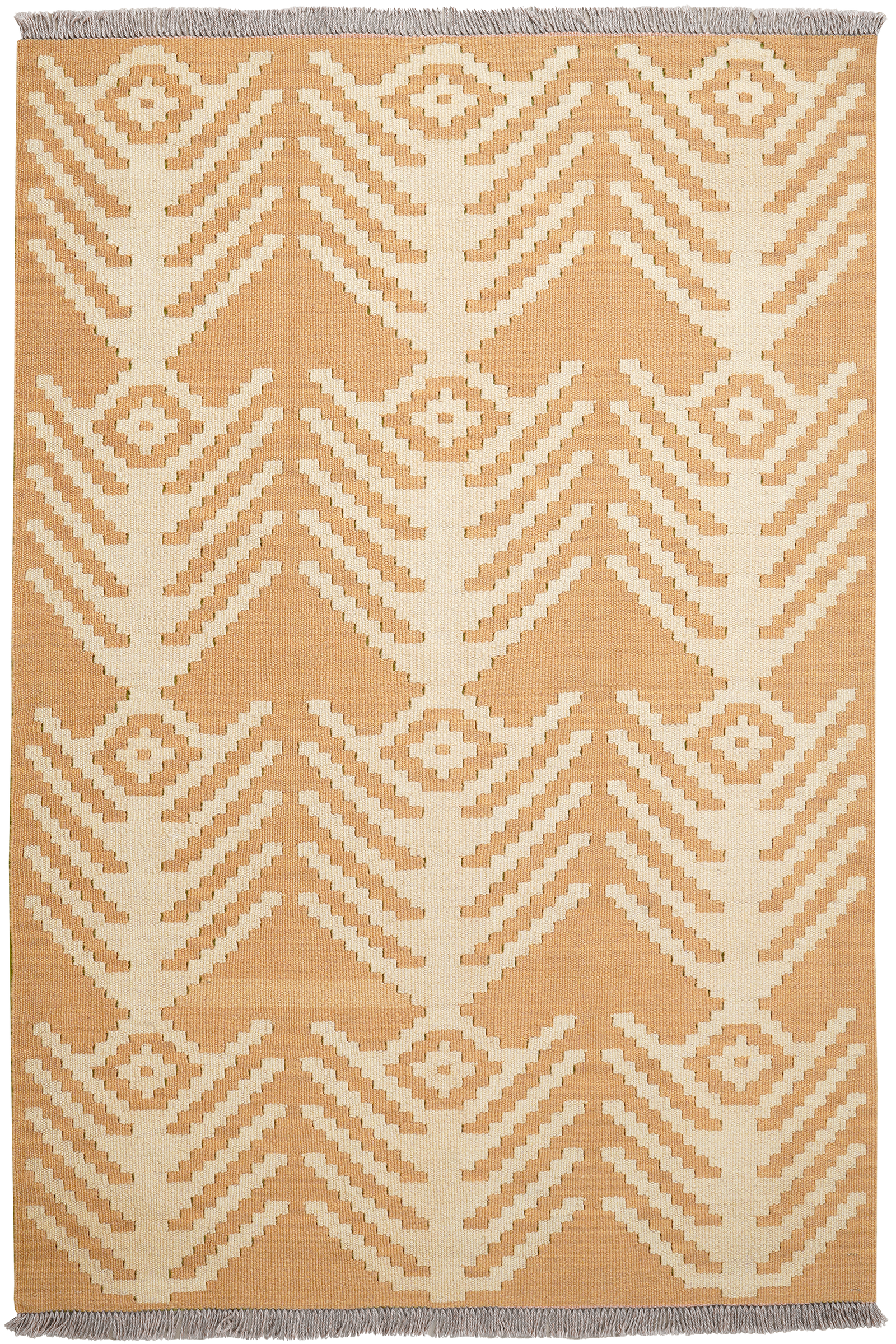Ke.Gashgai T — Handgefertigt, 150x102 cm, Bunt, 100% Virgin Wool | Main view