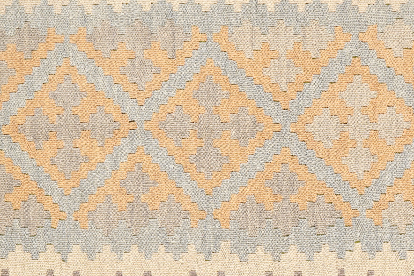 Kelim Gashgai — Handmade, 115x167 cm, Grey, 100% Virgin Wool | View 5