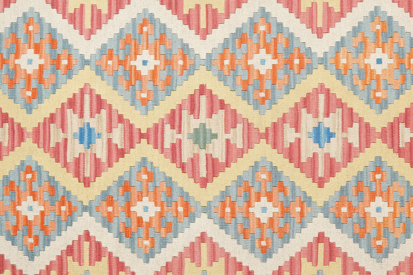 Kelim Gashgai — Handmade, 173x232 cm, Yellow, 100% Virgin Wool | View 5