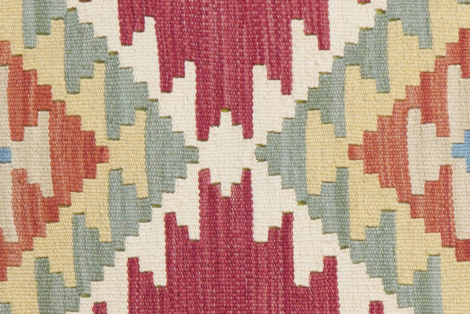 Kelim Gashgai — Handmade, 80x124 cm, Beige, 100% Virgin Wool | View 5