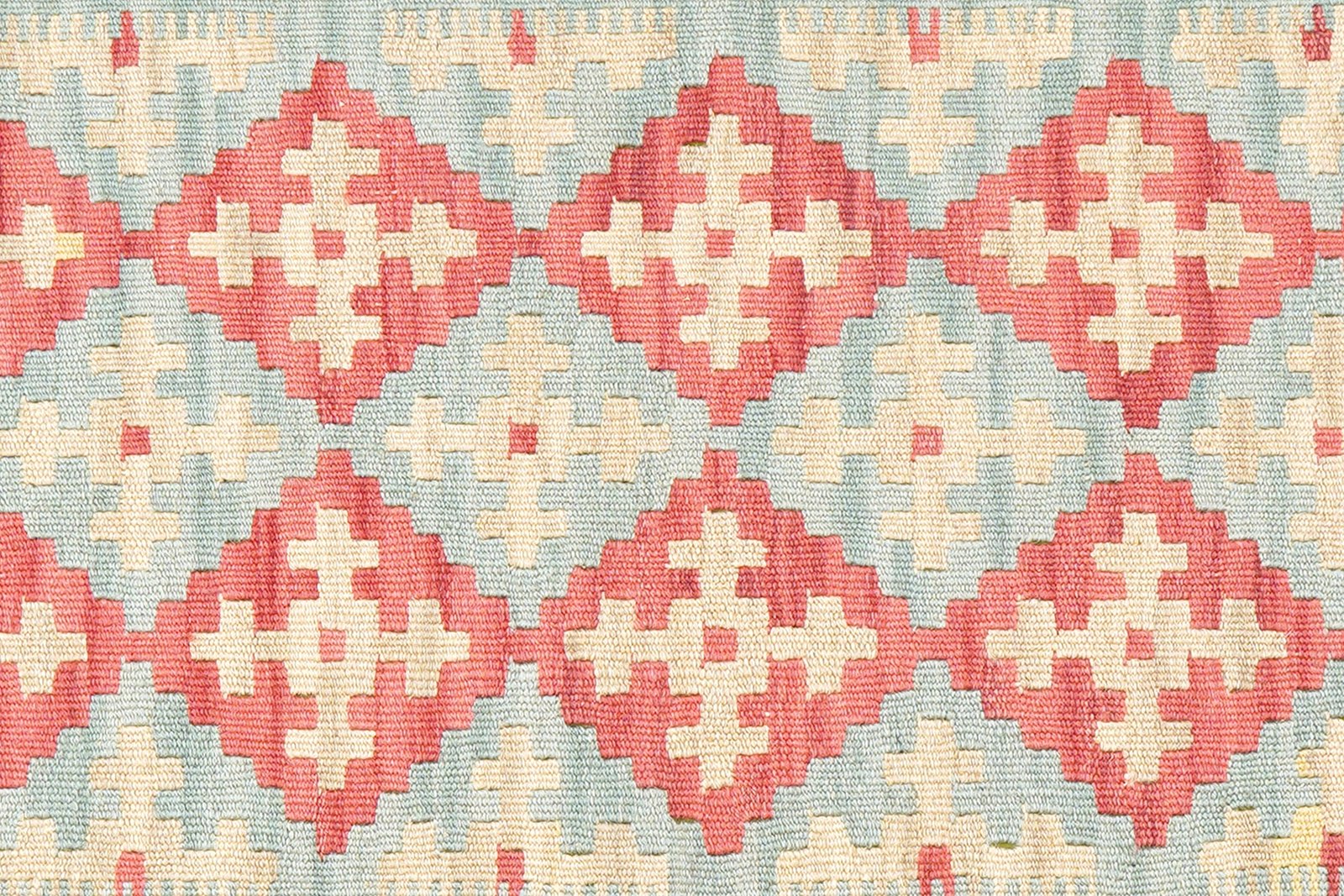 Kelim Gashgai — Handmade, 121x184 cm, Green, 100% Virgin Wool | View 5