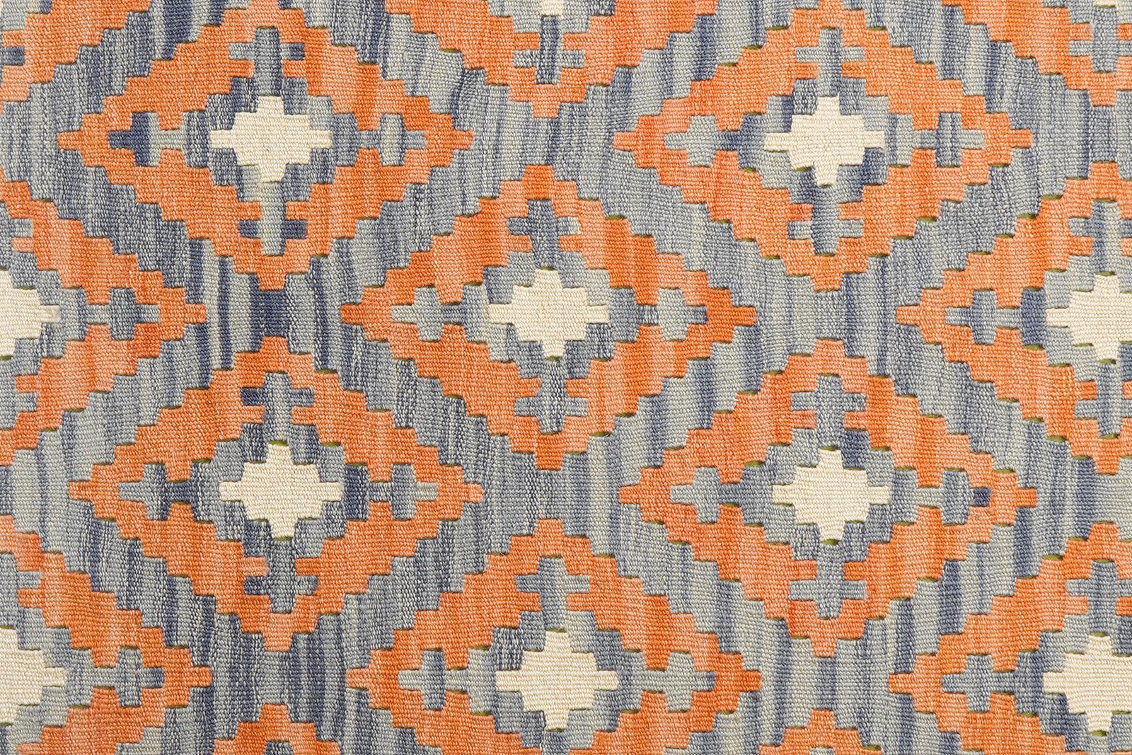 Kelim Gashgai — Handmade, 171x241 cm, Blue, 100% Virgin Wool | View 5