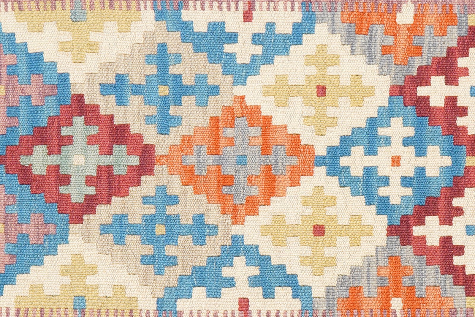 Kelim Gashgai — Handmade, 82x124 cm, Multicolor, 100% Virgin Wool | View 5