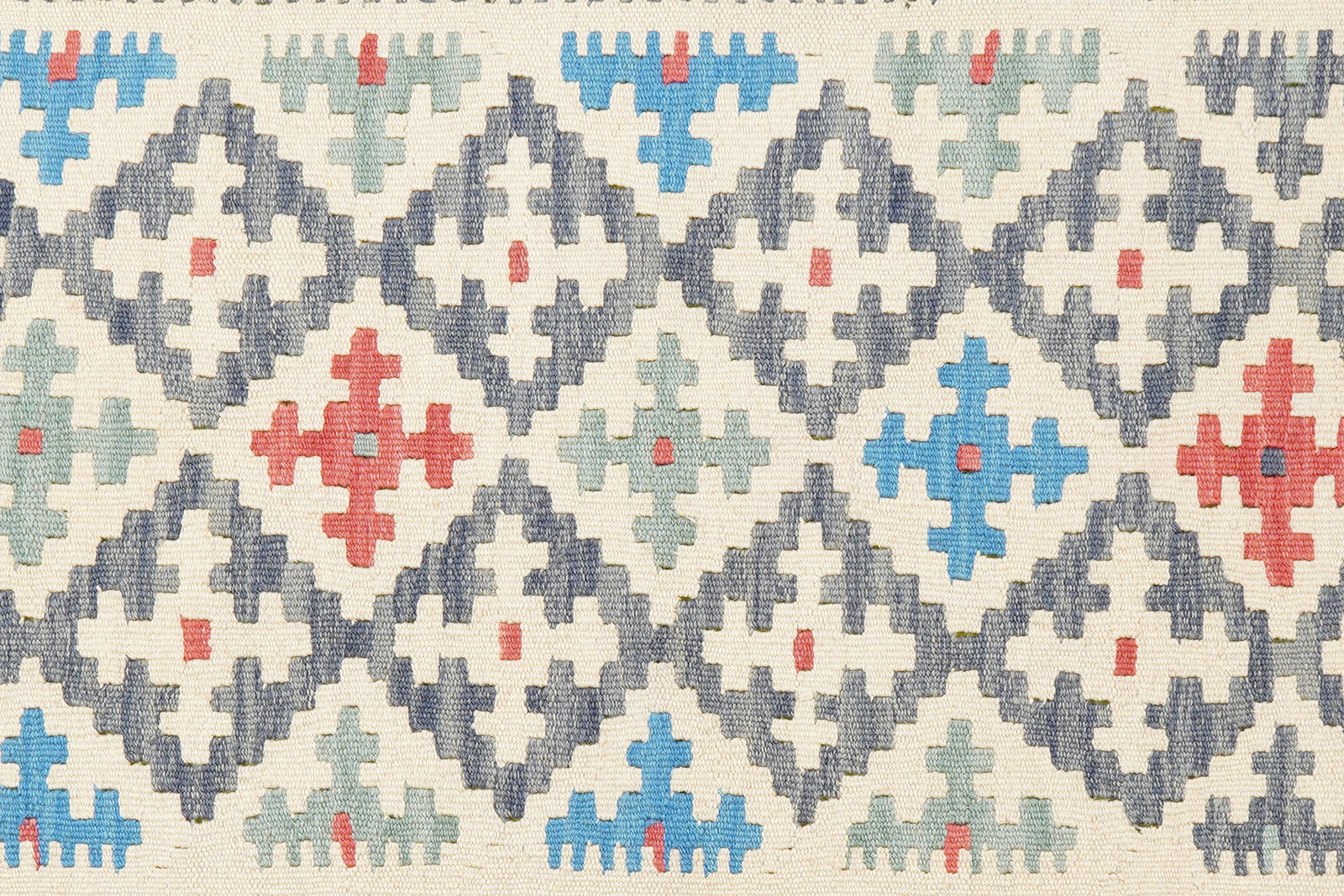 Kelim Gashgai — Handgefertigt, 174x117 cm, Blau, 100% Virgin Wool | View 6