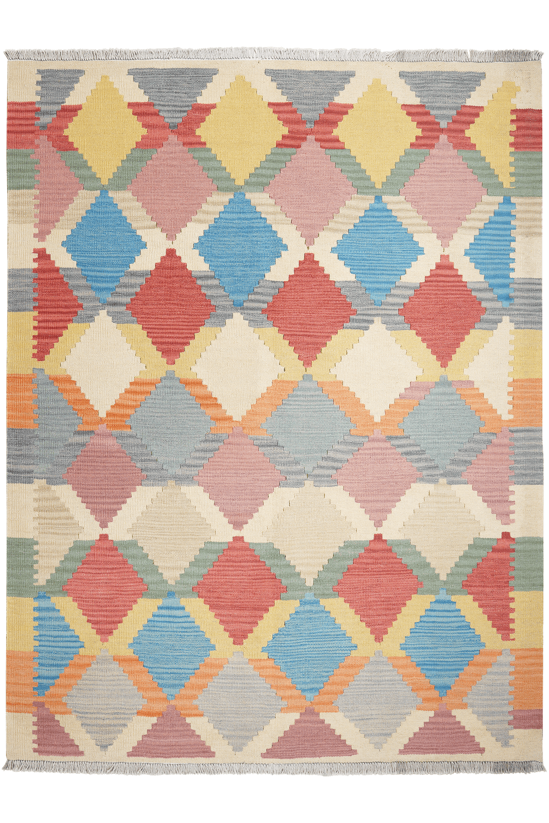 Kelim Gashgai — Handmade, 153x203 cm, Multicolor, 100% Virgin Wool | Main view