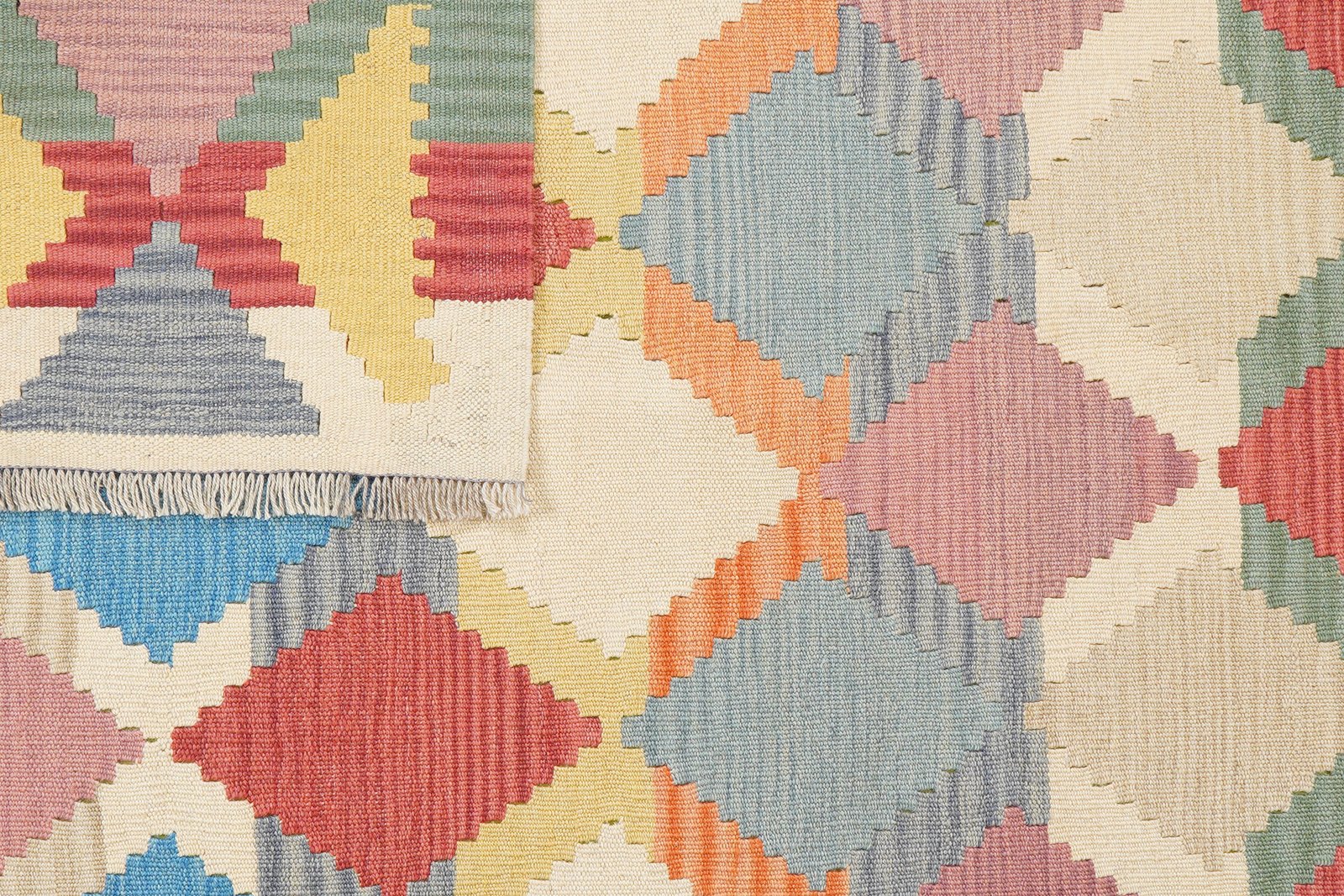 Kelim Gashgai — Handmade, 153x203 cm, Multicolor, 100% Virgin Wool | View 6