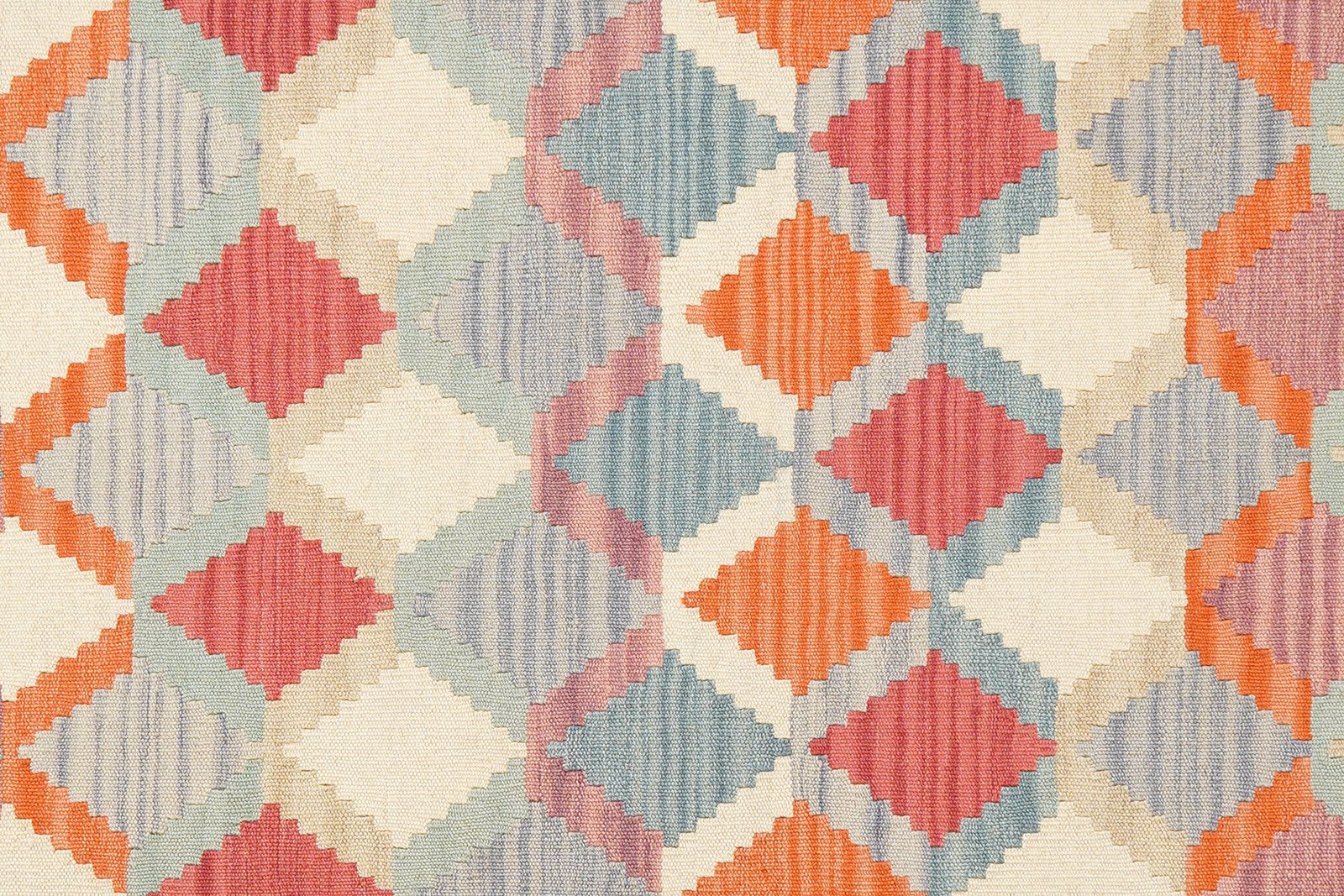Kelim Gashgai — Handmade, 122x180 cm, Blue, 100% Virgin Wool | View 5