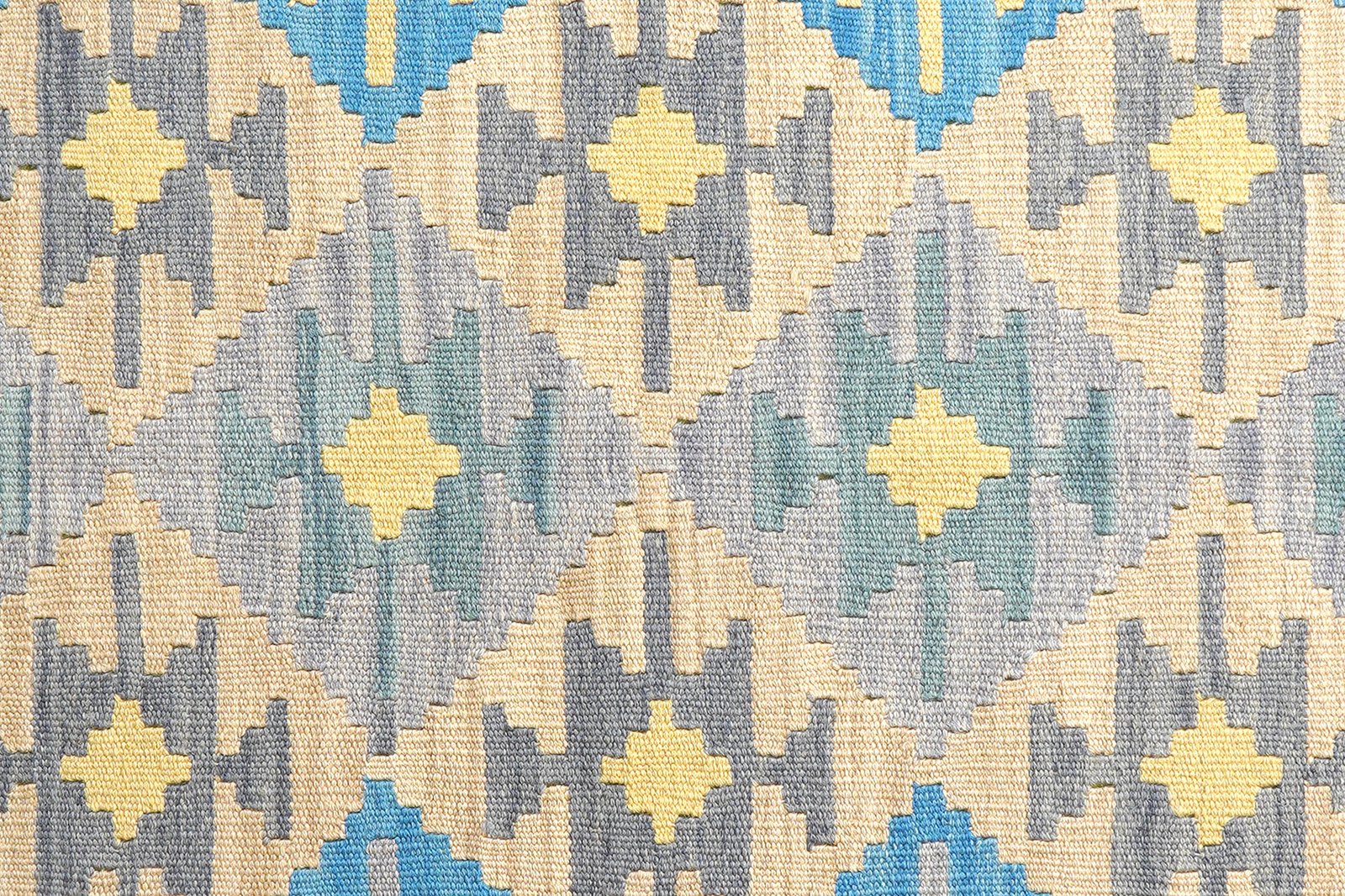 Kelim Gashgai — Handmade, 170x223 cm, Beige, 100% Virgin Wool | View 5