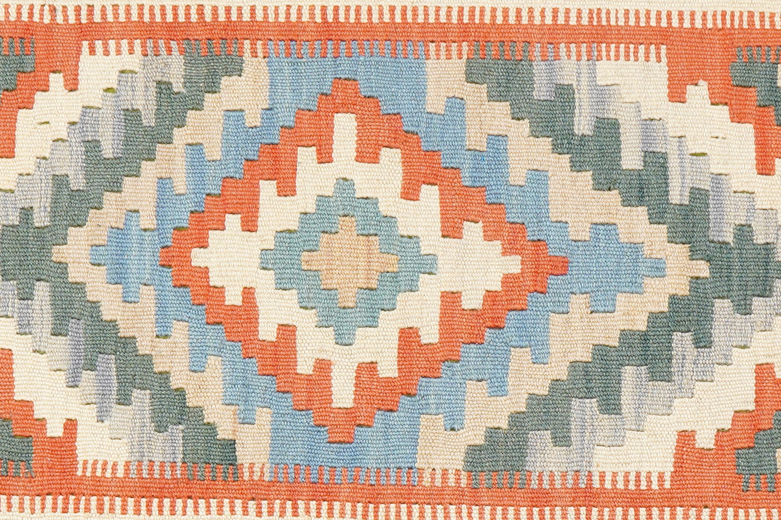 Kelim Gashgai — Handgefertigt, 123x81 cm, Beige, 100% Virgin Wool | View 6