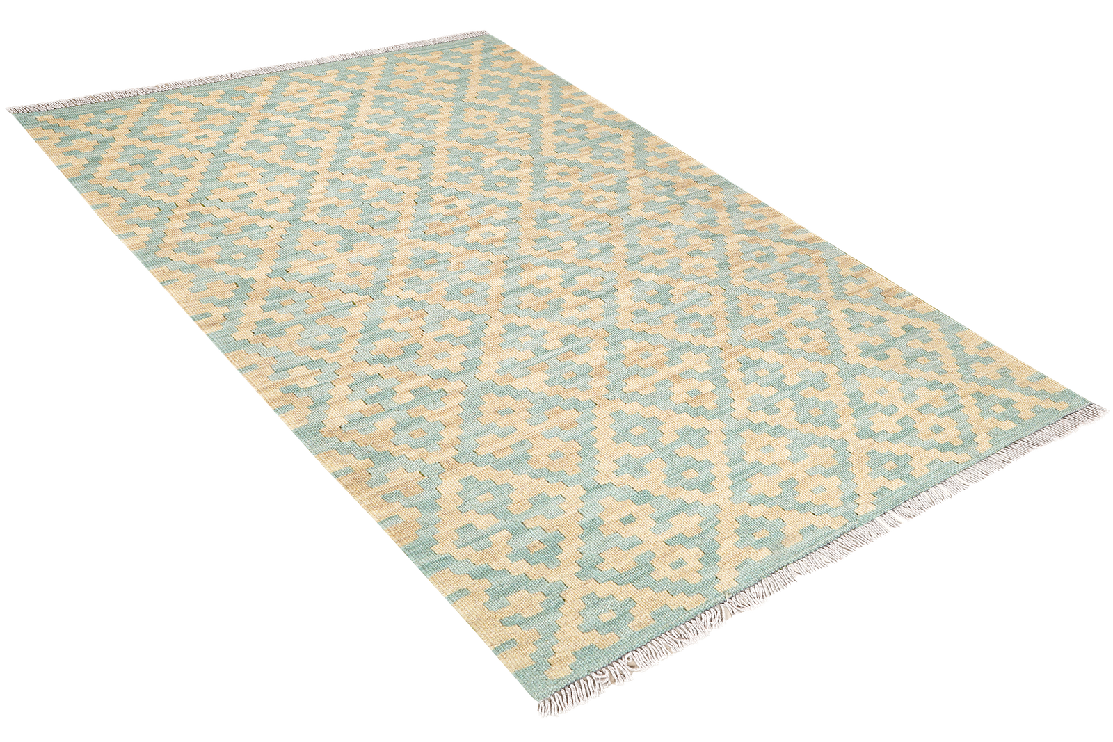 Kelim Gashgai — Handgefertigt, 150x100 cm, Beige, 100% Virgin Wool | View 5