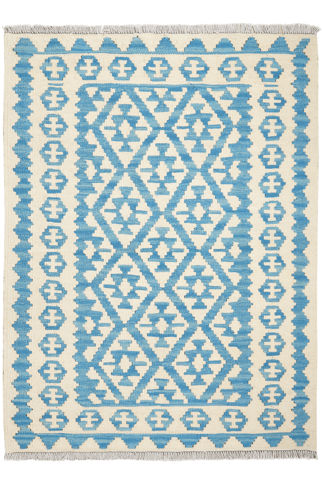 Kelim Gashgai — Handmade, 109x145 cm, Multicolor, 100% Virgin Wool | Main view