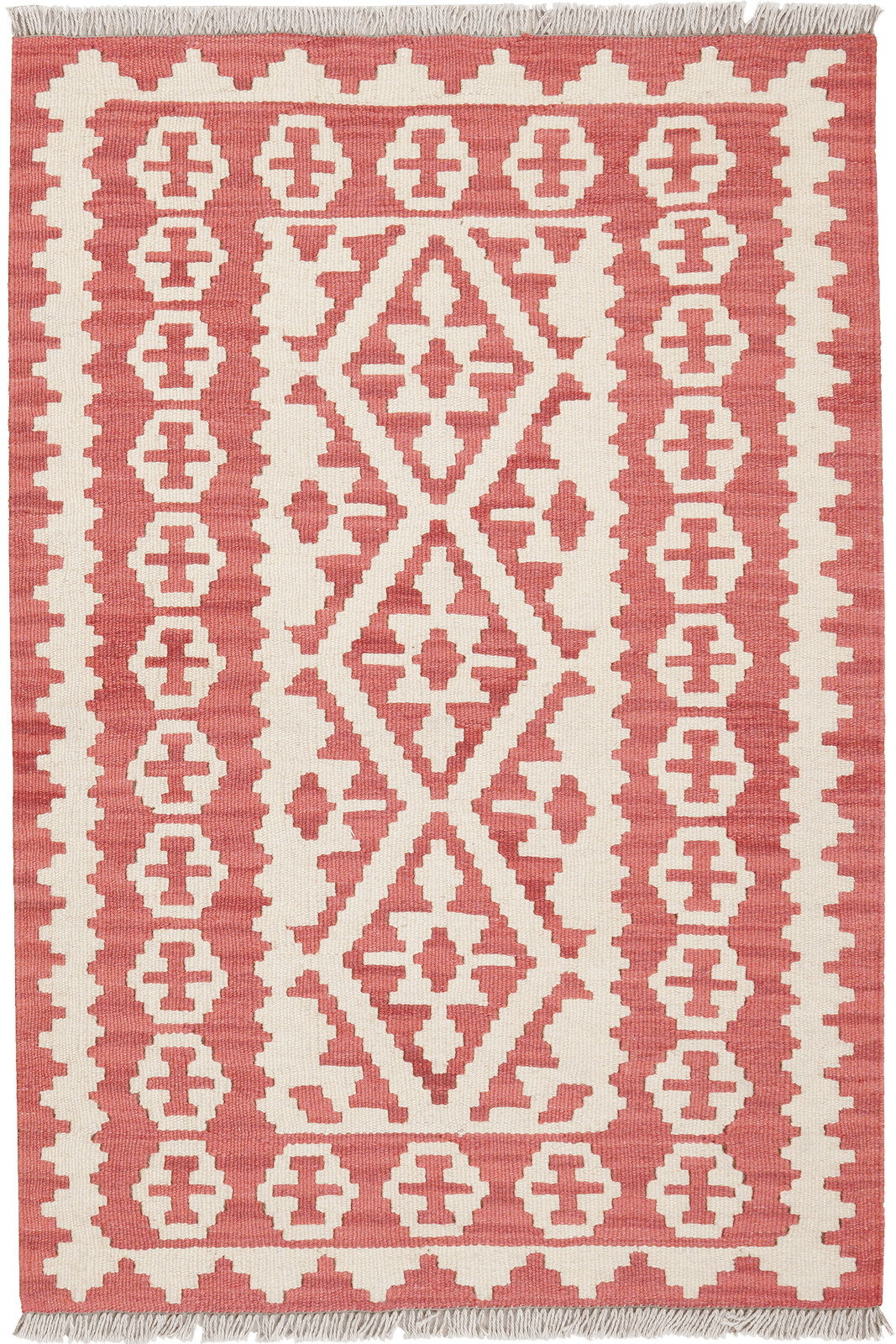 Kelim Gashgai — Handmade, 84x124 cm, Multicolor, 100% Virgin Wool | Main view
