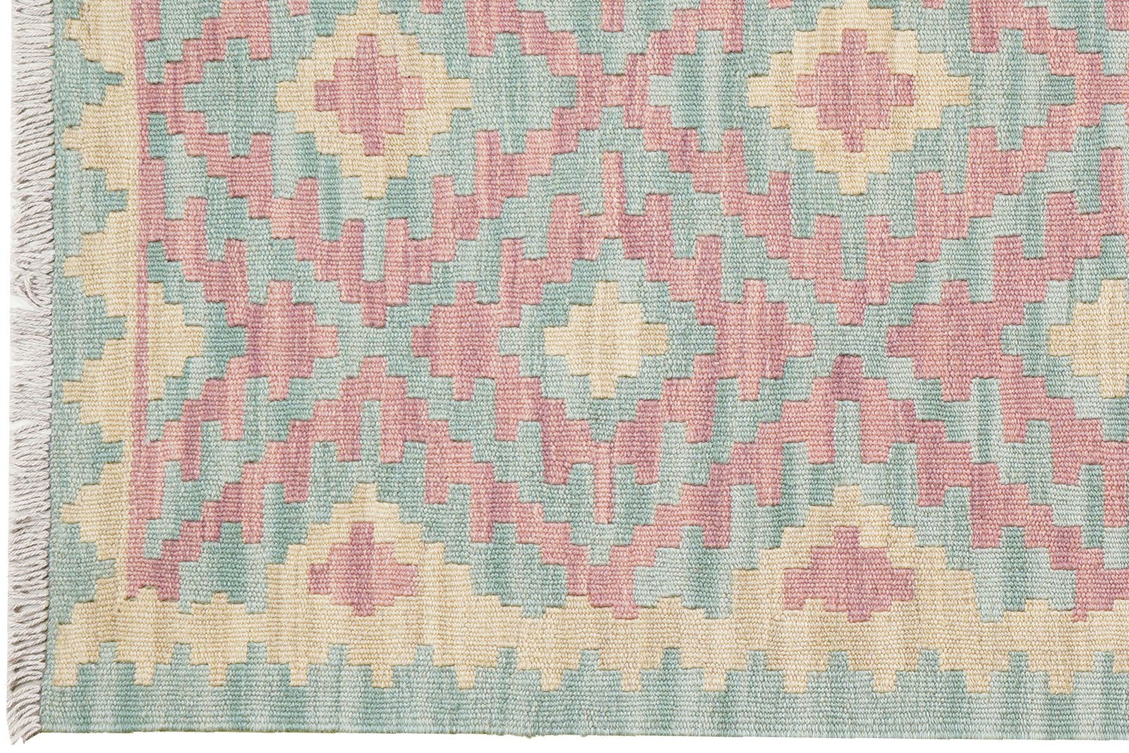 Kelim Gashgai — Handmade, 88x195 cm, Multicolor, 100% Virgin Wool | View 3