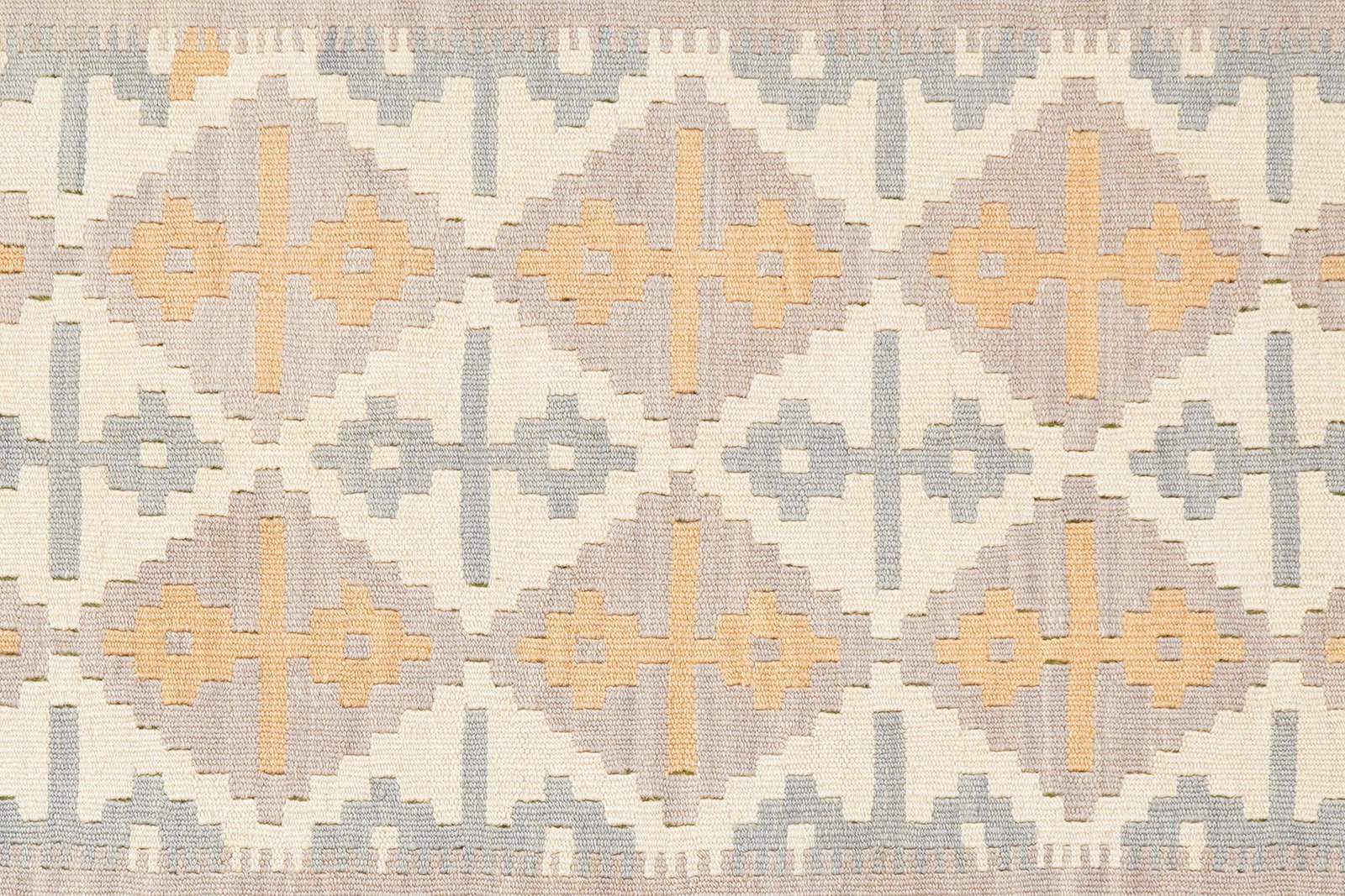 Kelim Gashgai — Handmade, 125x175 cm, Beige, 100% Virgin Wool | View 5