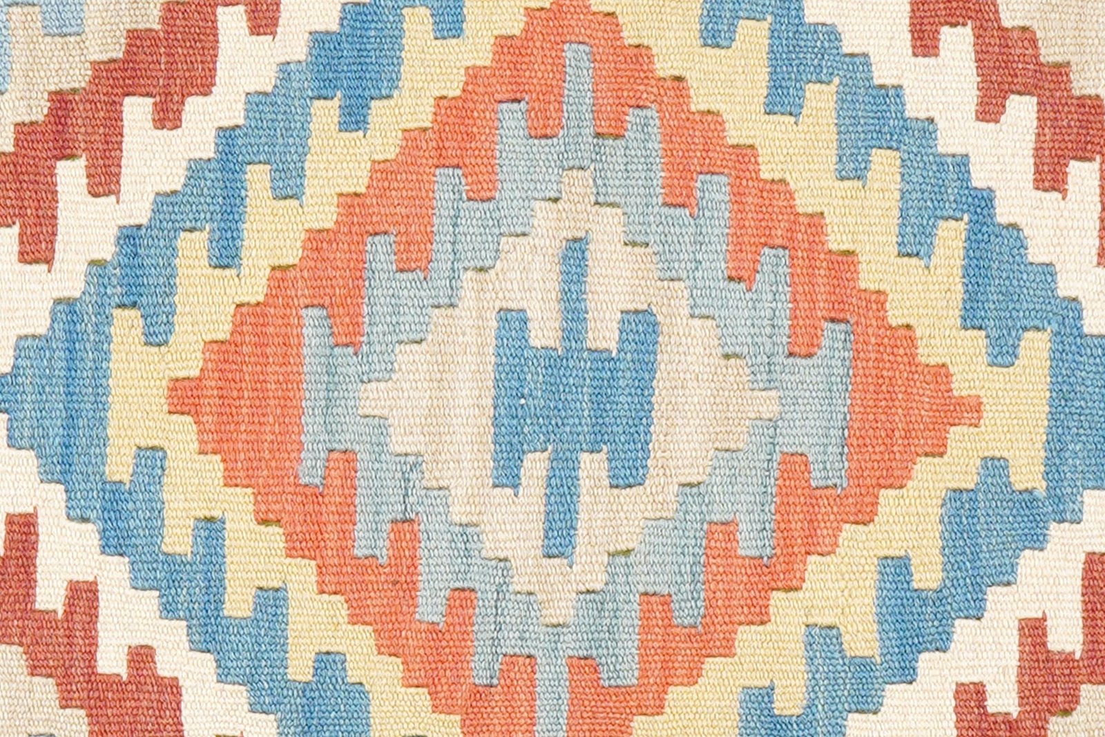 Kelim Gashgai — Handmade, 85x193 cm, Red, 100% Virgin Wool | View 5